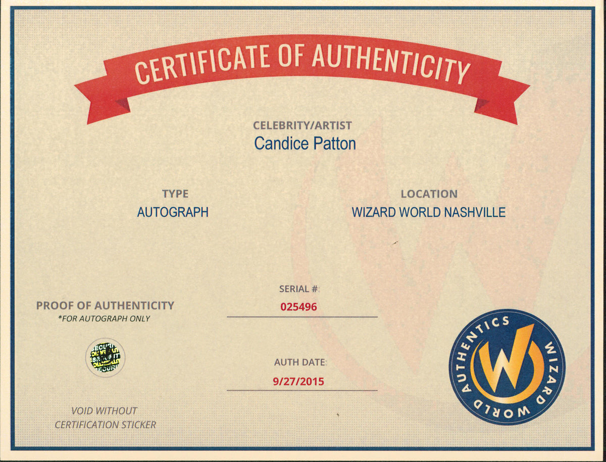 Candace Patton The Flash Authentic Signed 8x10 Photo Autographed Wizard World