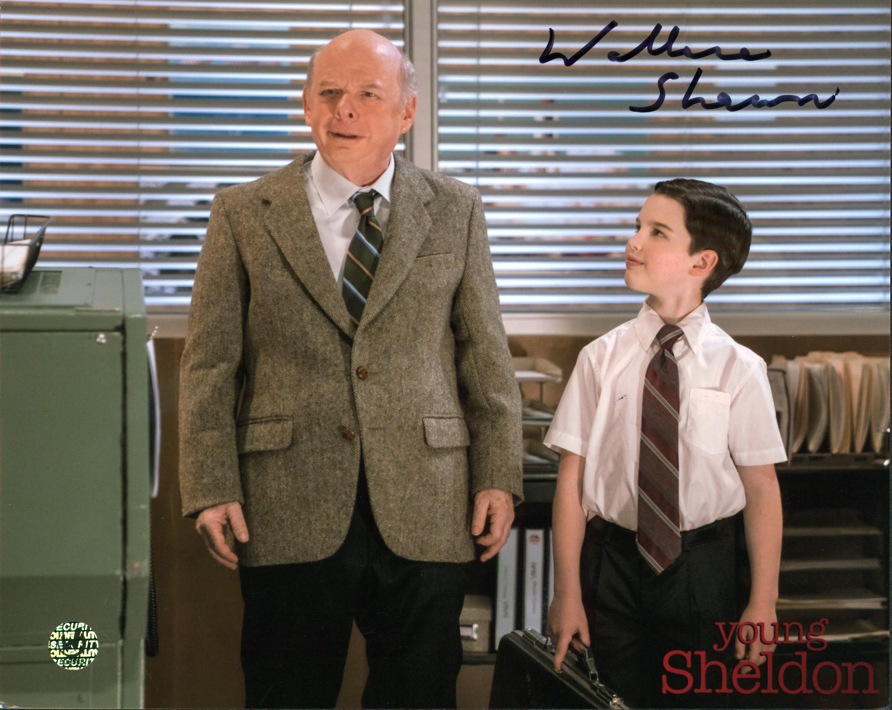 Wallace Shawn Young Sheldon Authentic Signed 8x10 Photo Autographed Wizard World