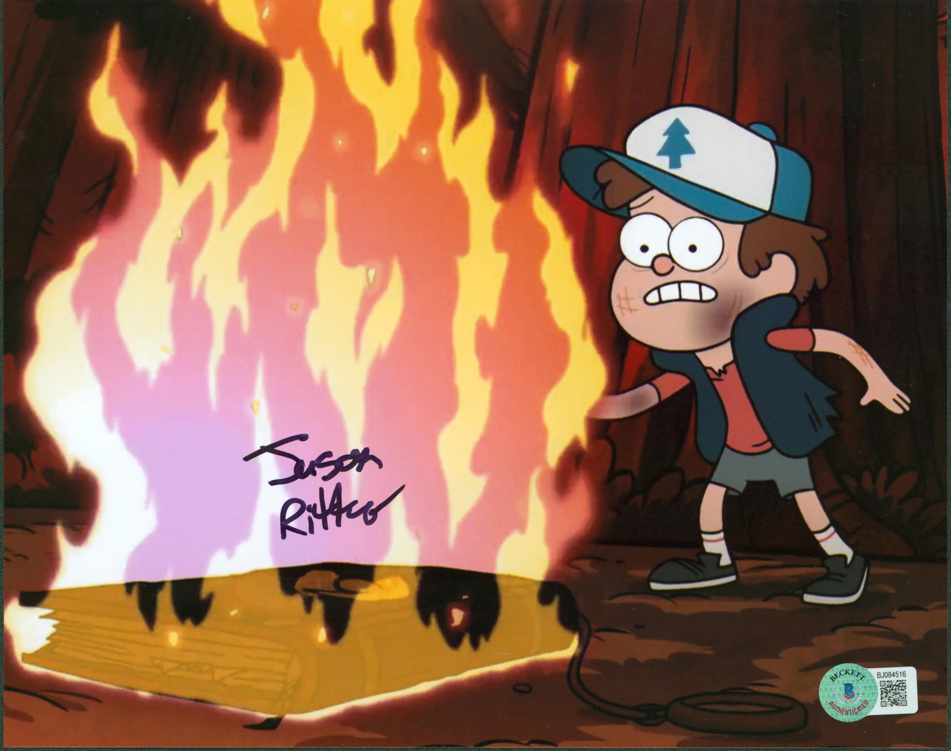 Jason Ritter Gravity Falls Authentic Signed 8x10 Photo Autographed BAS #BJ084516