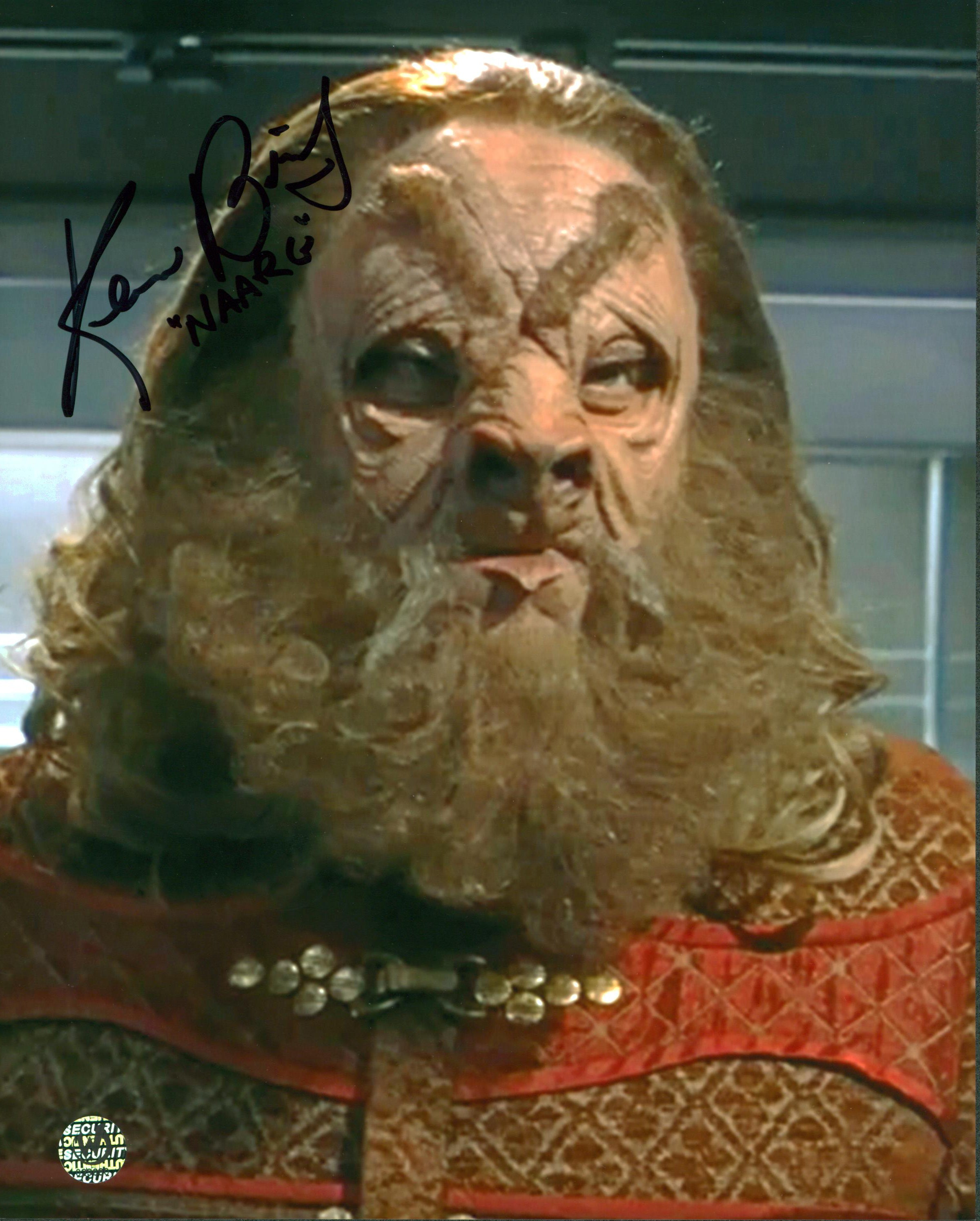 Kevin Brief Star Trek Enterprise "Naarg" Signed 8x10 Photo w/ Black Sig WWA 2
