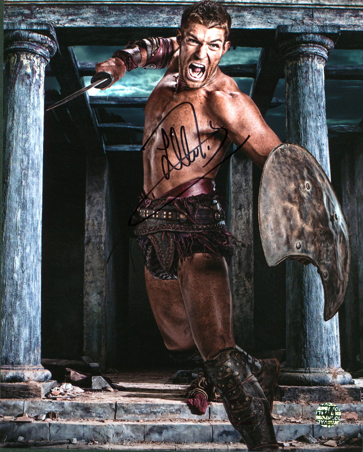 Liam McIntyre Spartacus: Blood And Sand Authentic Signed 8x10 Photo Wizard World