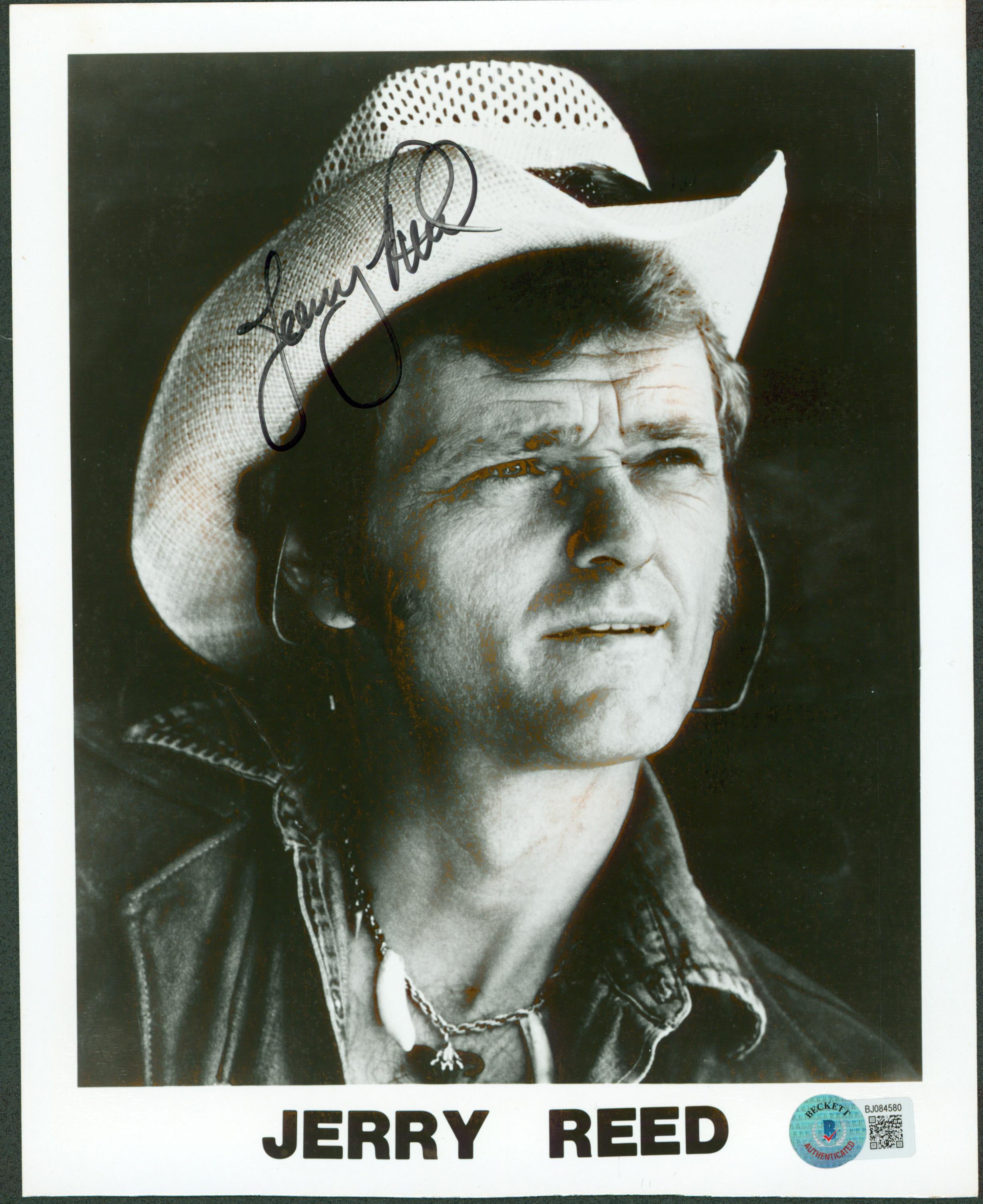 Jerry Reed Smokey and the Bandit Authentic Signed 8x10 Photo BAS #BJ084580