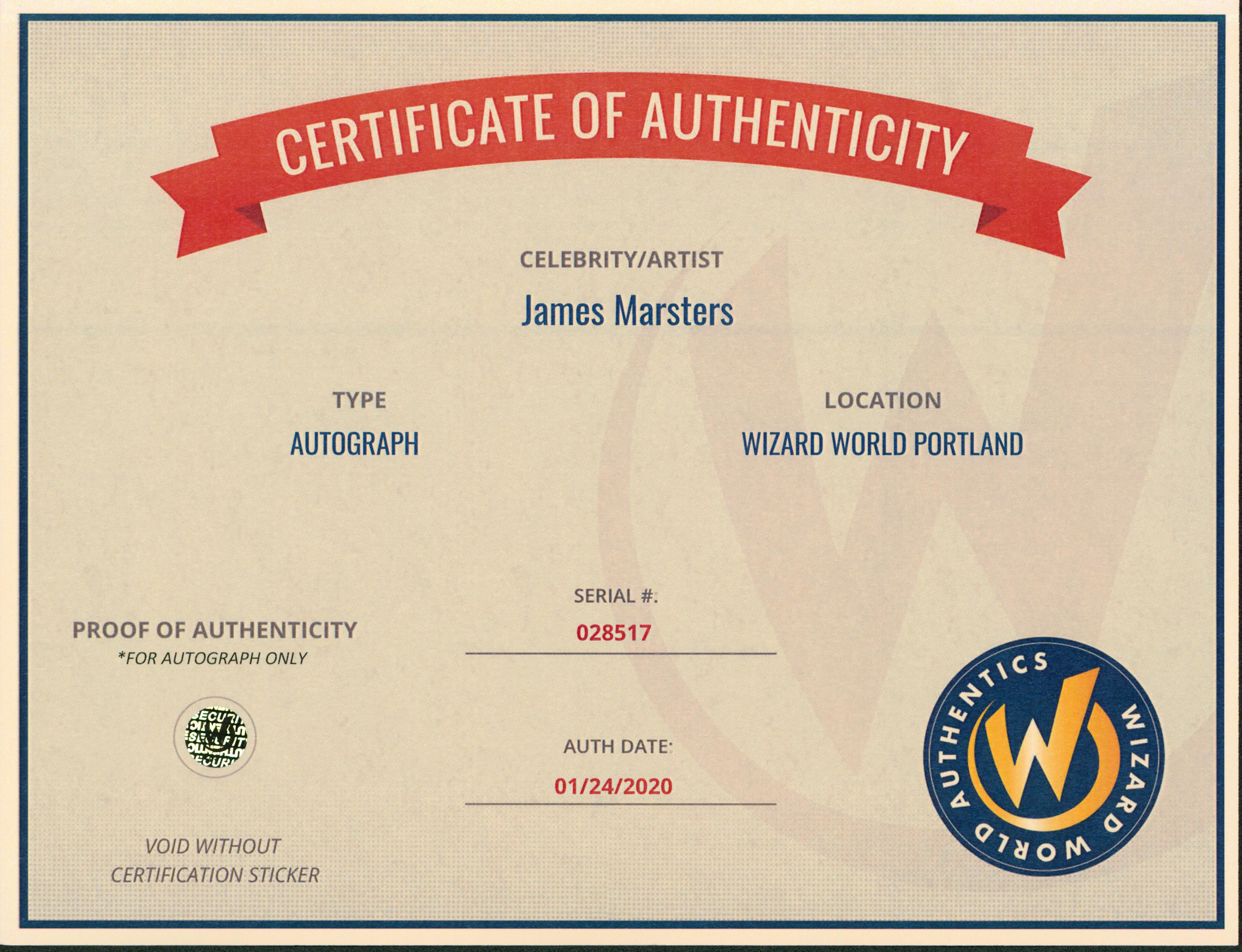 James Marsters Torchwood Authentic Signed 8x10 Photo Autographed Wizard World