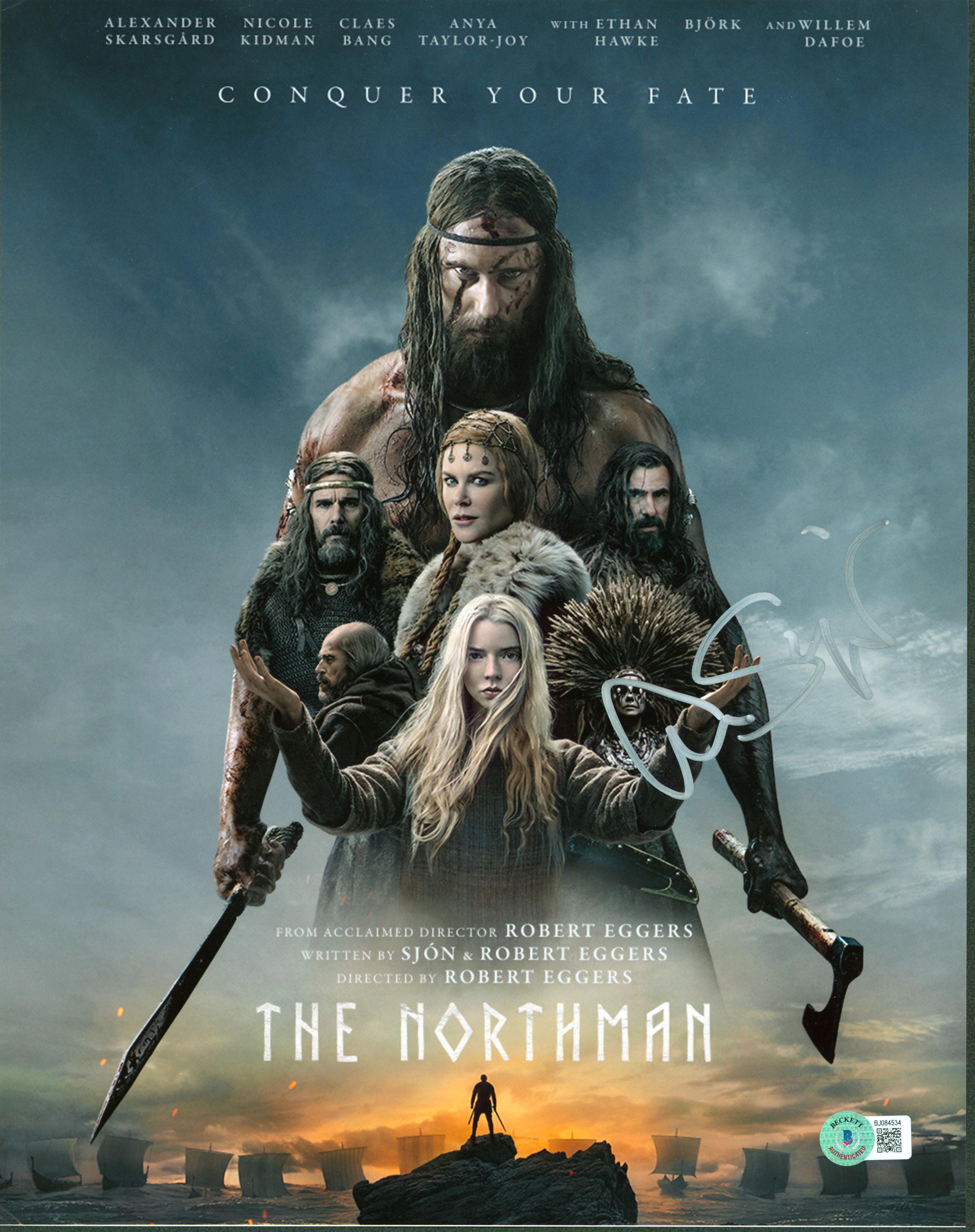 Alexander Skarsgard The Northman Authentic Signed 11x14 Photo BAS #BJ084534