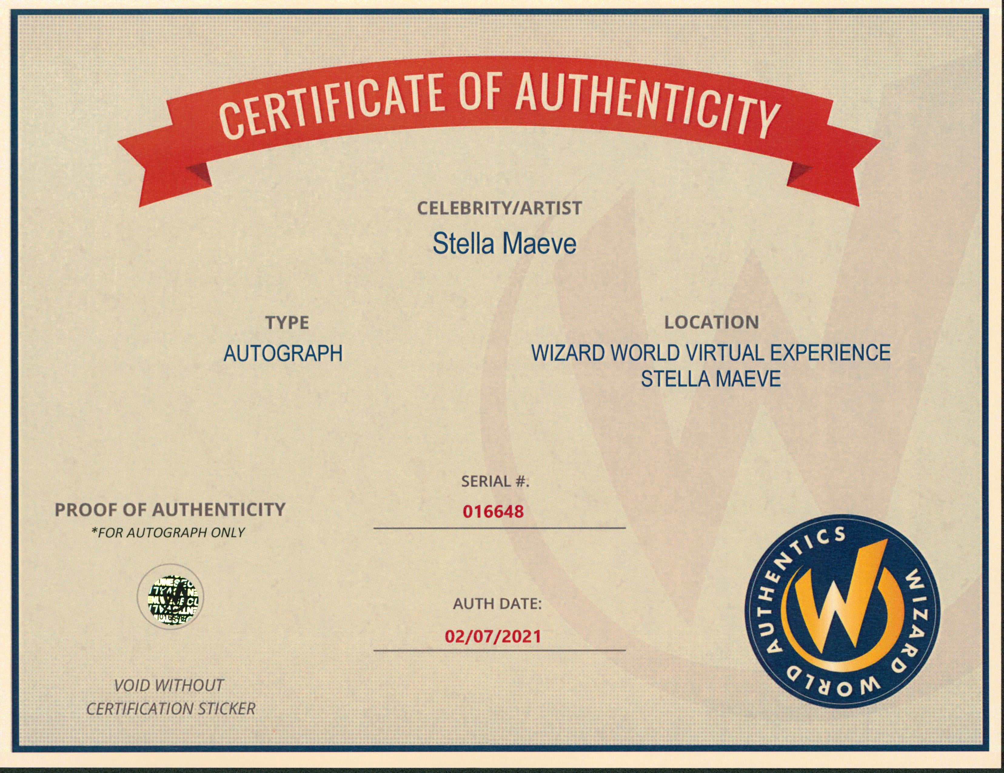 Stella Maeve The Magicians Authentic Signed 8x10 Photo Wizard World 5