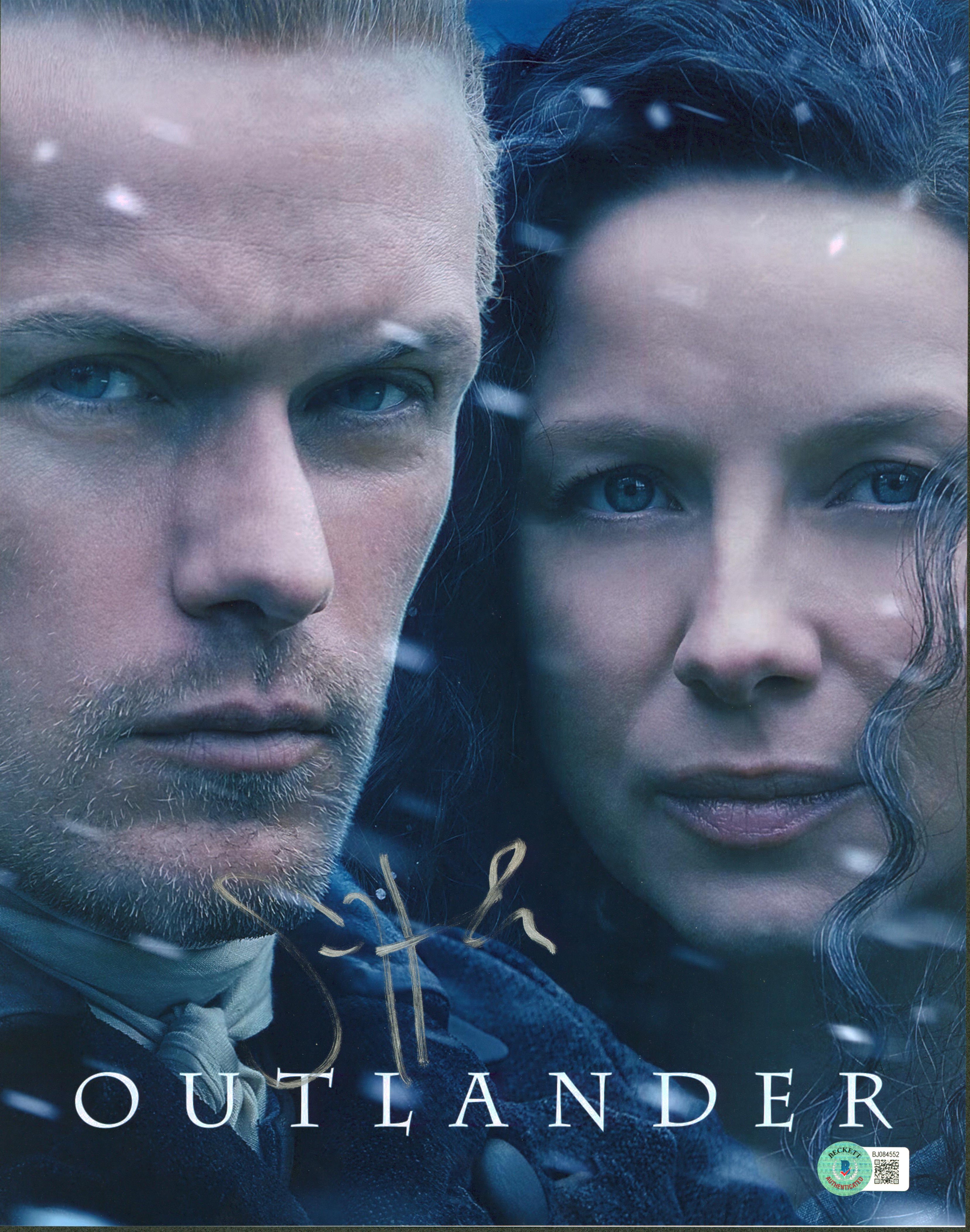Sam Heughan Outlander Authentic Signed 11x14 Photo Autographed BAS #BJ084552