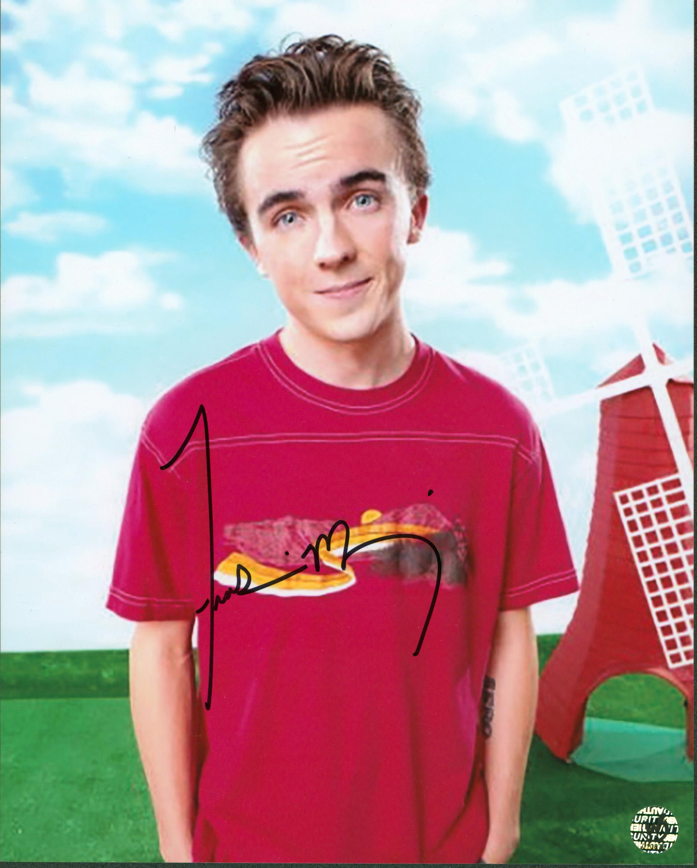 Frankie Muniz Malcom In The Middle Authentic Signed 8x10 Photo Wizard World 2
