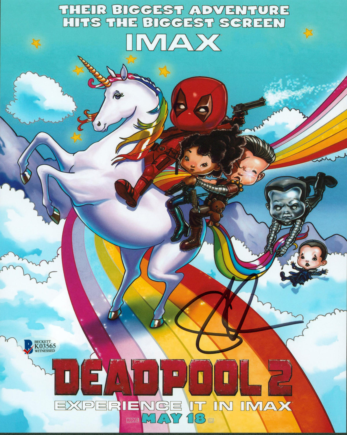 Stefan Kapicic Deadpool Authentic Signed 8x10 Photo Autographed BAS #K03565
