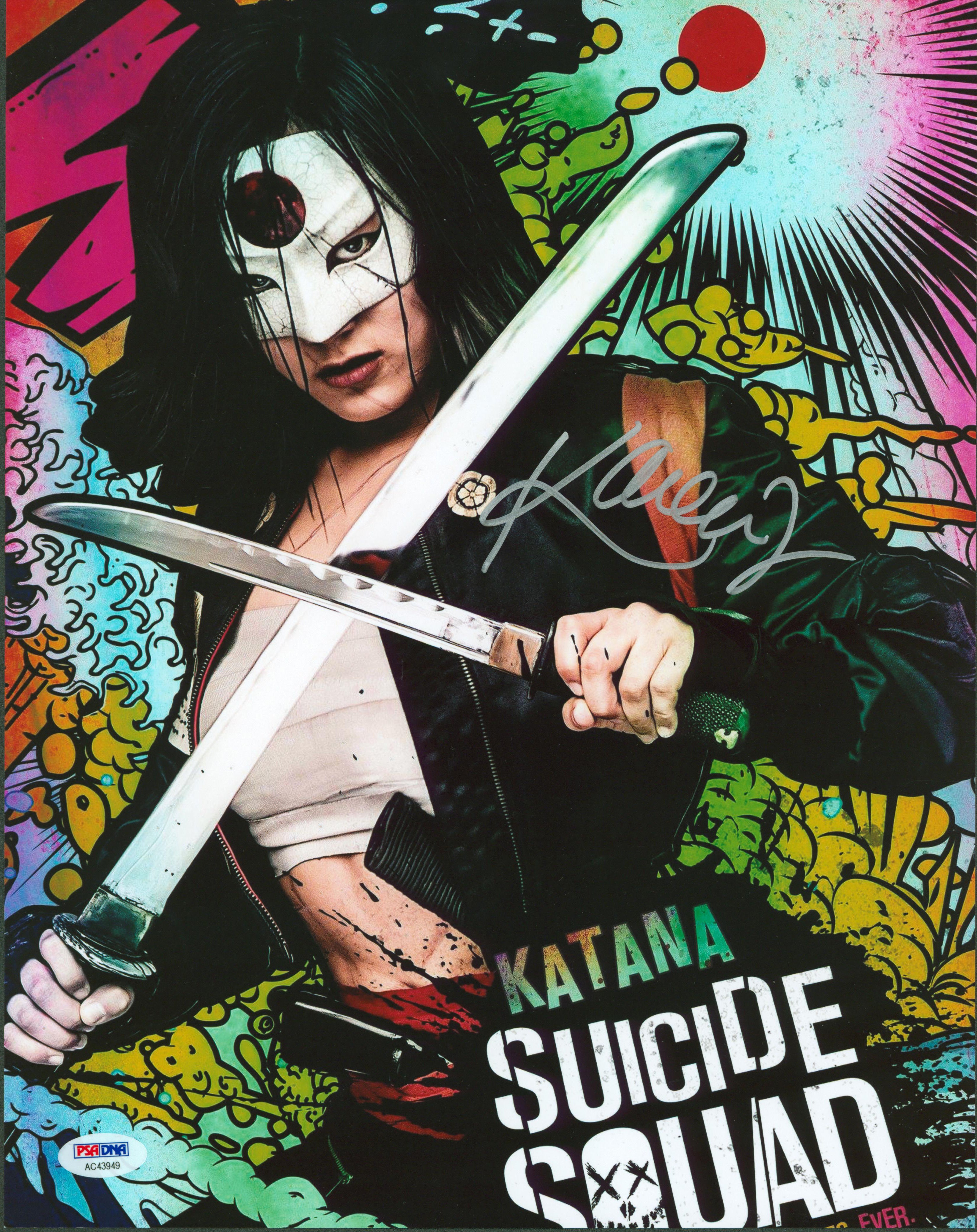 Karen Fukuhara Suicide Squad Authentic Signed 11x14 Photo PSA/DNA #AC43949