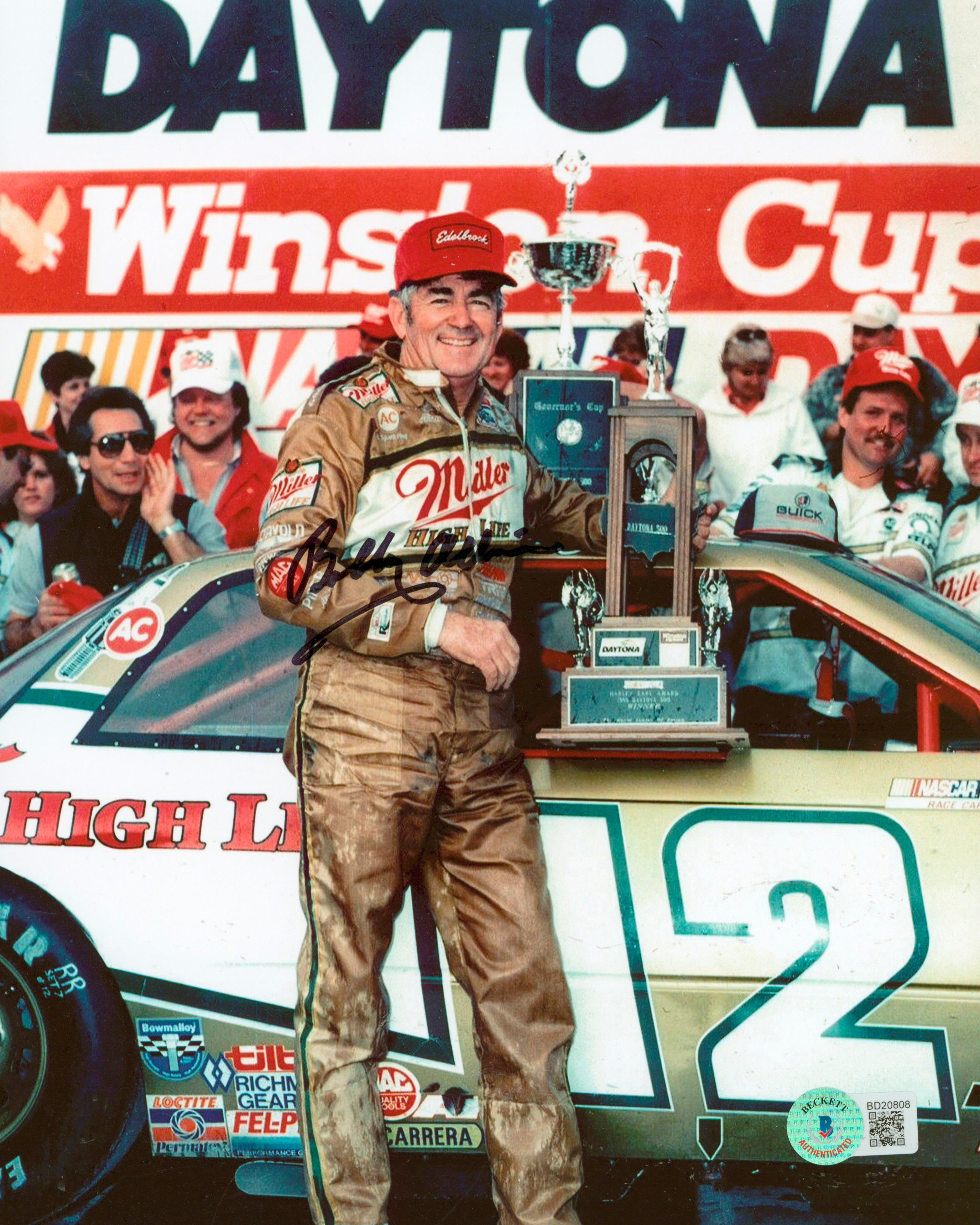 Bobby Allison NASCAR Authentic Signed 8x10 Photo Autographed BAS #BD20808