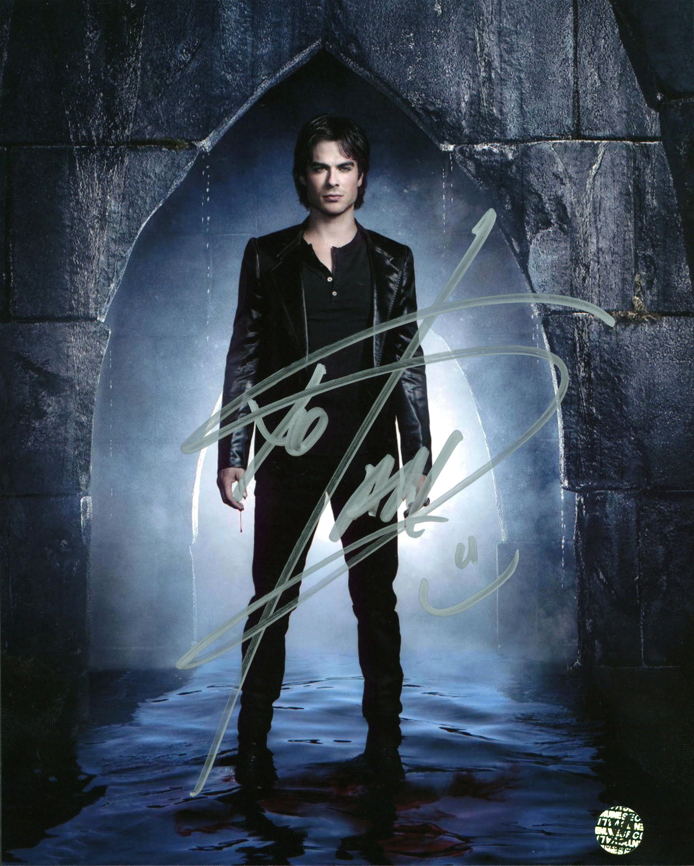 Ian Somerhalder The Vampire Diaries Authentic Signed 8x10 Photo Wizard World
