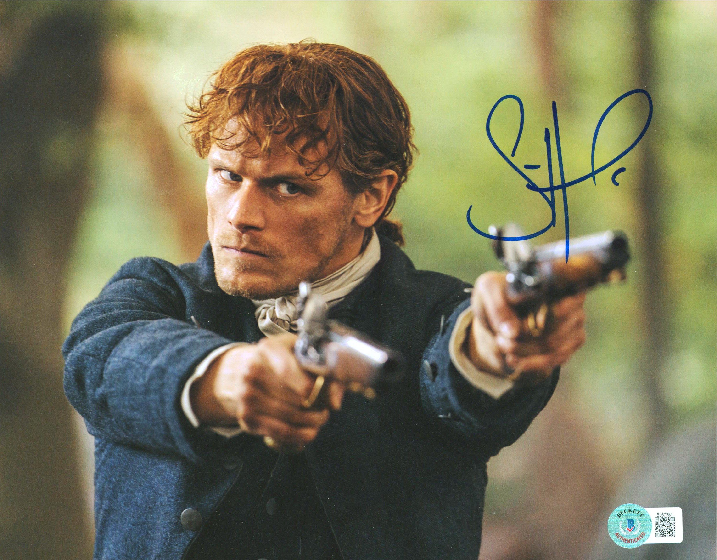 Sam Heughan Outlander Authentic Signed 8x10 Photo Autographed BAS #BJ67381