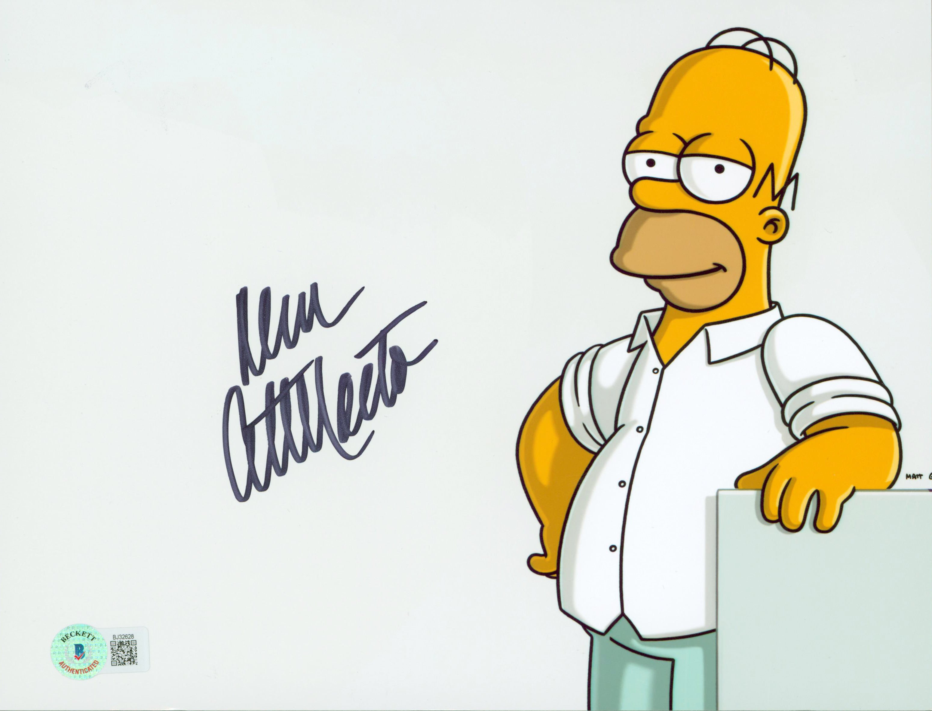 Dan Castellaneta The Simpsons Authentic Signed 8x10 Photo BAS #BJ32628