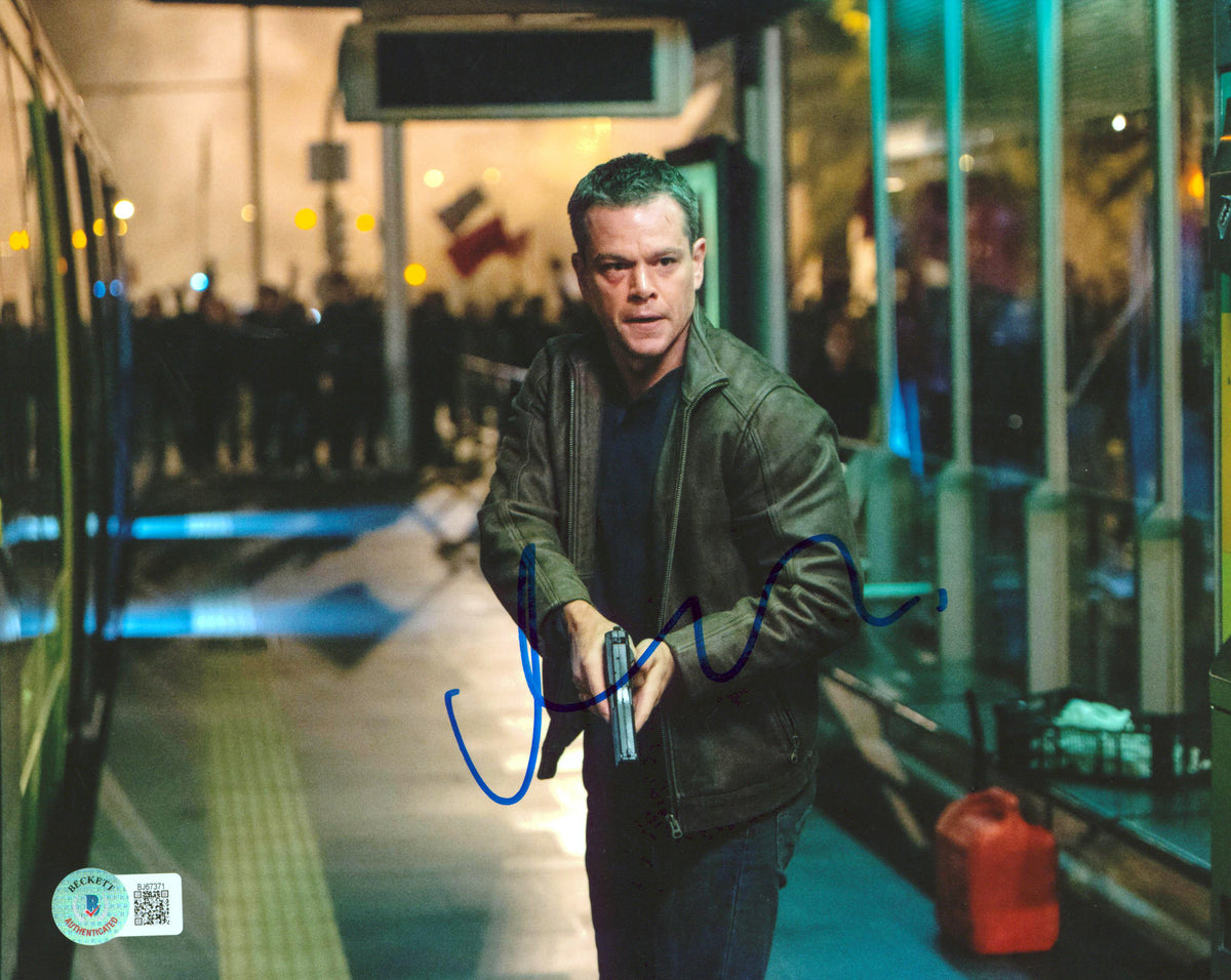 Matt Damon Jason Bourne Authentic Signed 8x10 Photo Autographed BAS #BJ67371
