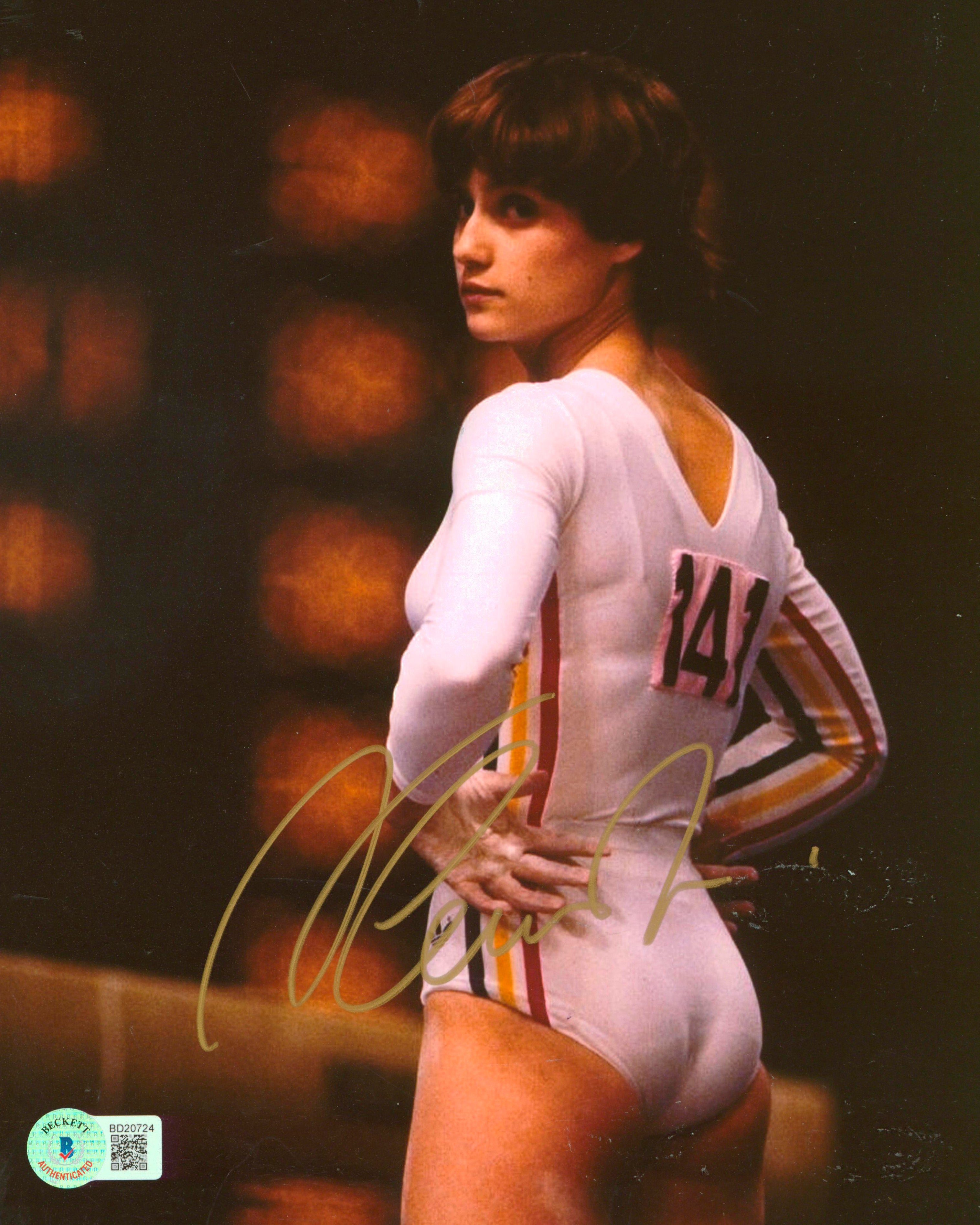 Nadia Comaneci Authentic Signed 8x10 Photo Autographed BAS #BD20724