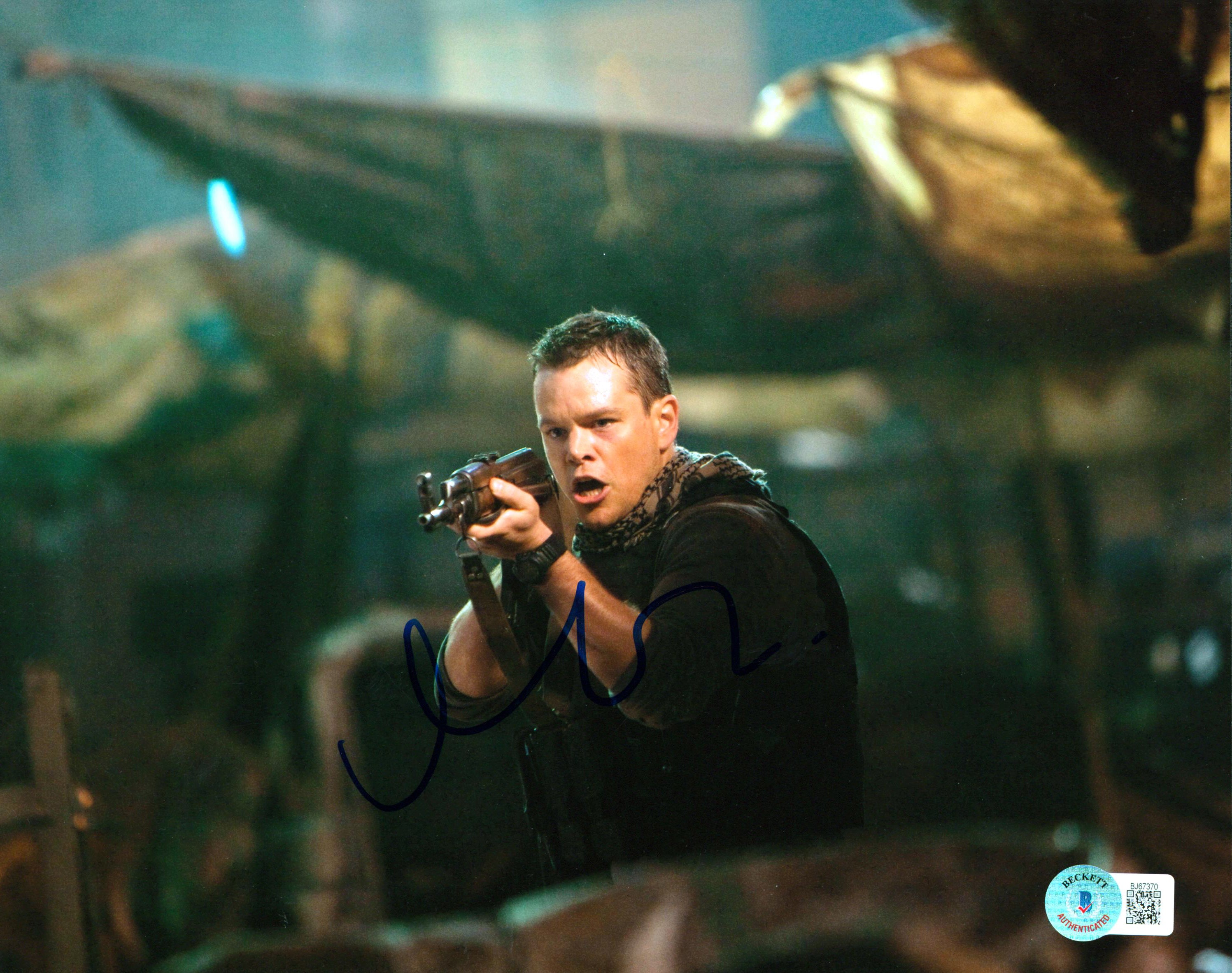 Matt Damon Green Zone Authentic Signed 8x10 Photo Autographed BAS #BJ67370
