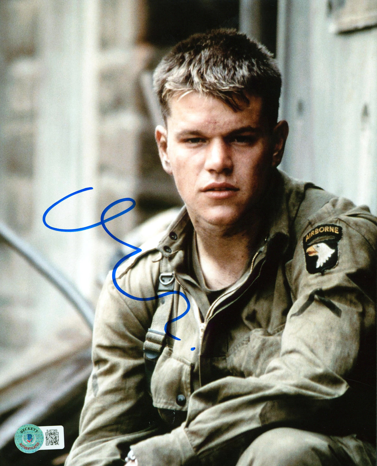 Matt Damon Saving Private Ryan Authentic Signed 8x10 Photo BAS #BJ67369