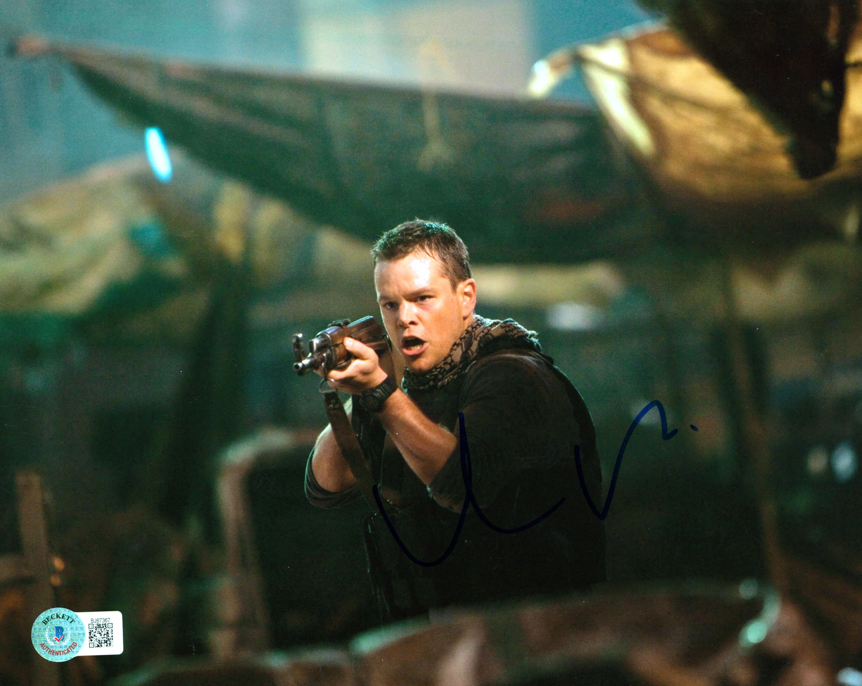 Matt Damon Green Zone Authentic Signed 8x10 Photo Autographed BAS #BJ67367