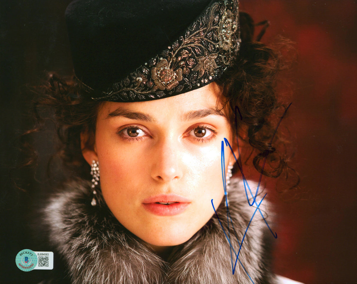 Keira Knightley Anna Karenina Authentic Signed 8x10 Photo BAS #BJ084583