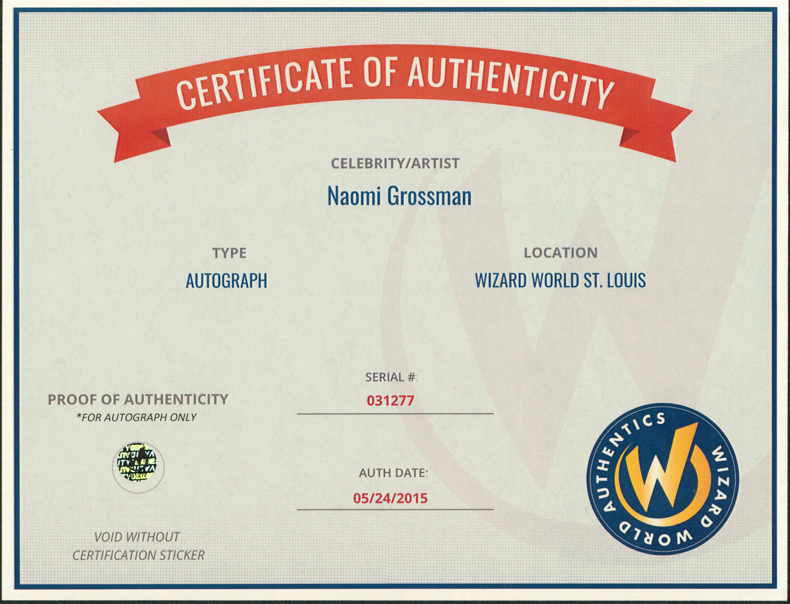 Naomi Grossman American Horror Story "Play With Me!" Signed 8x10 Photo WWA 1