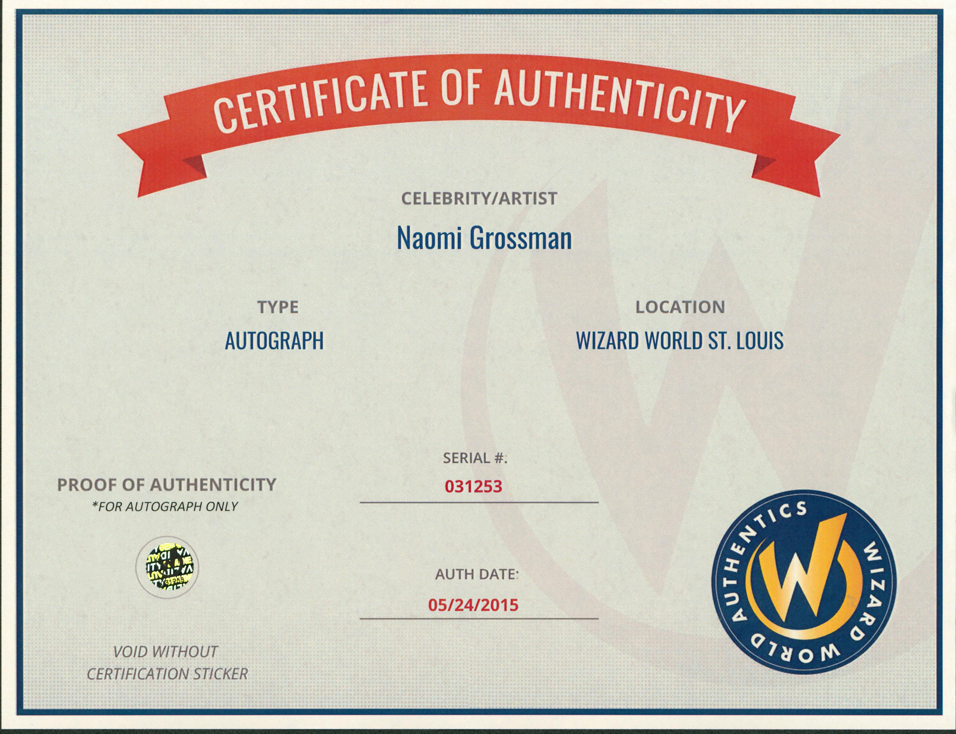 Naomi Grossman American Horror Story "Play With Me!" Signed 8x10 Photo WWA 2