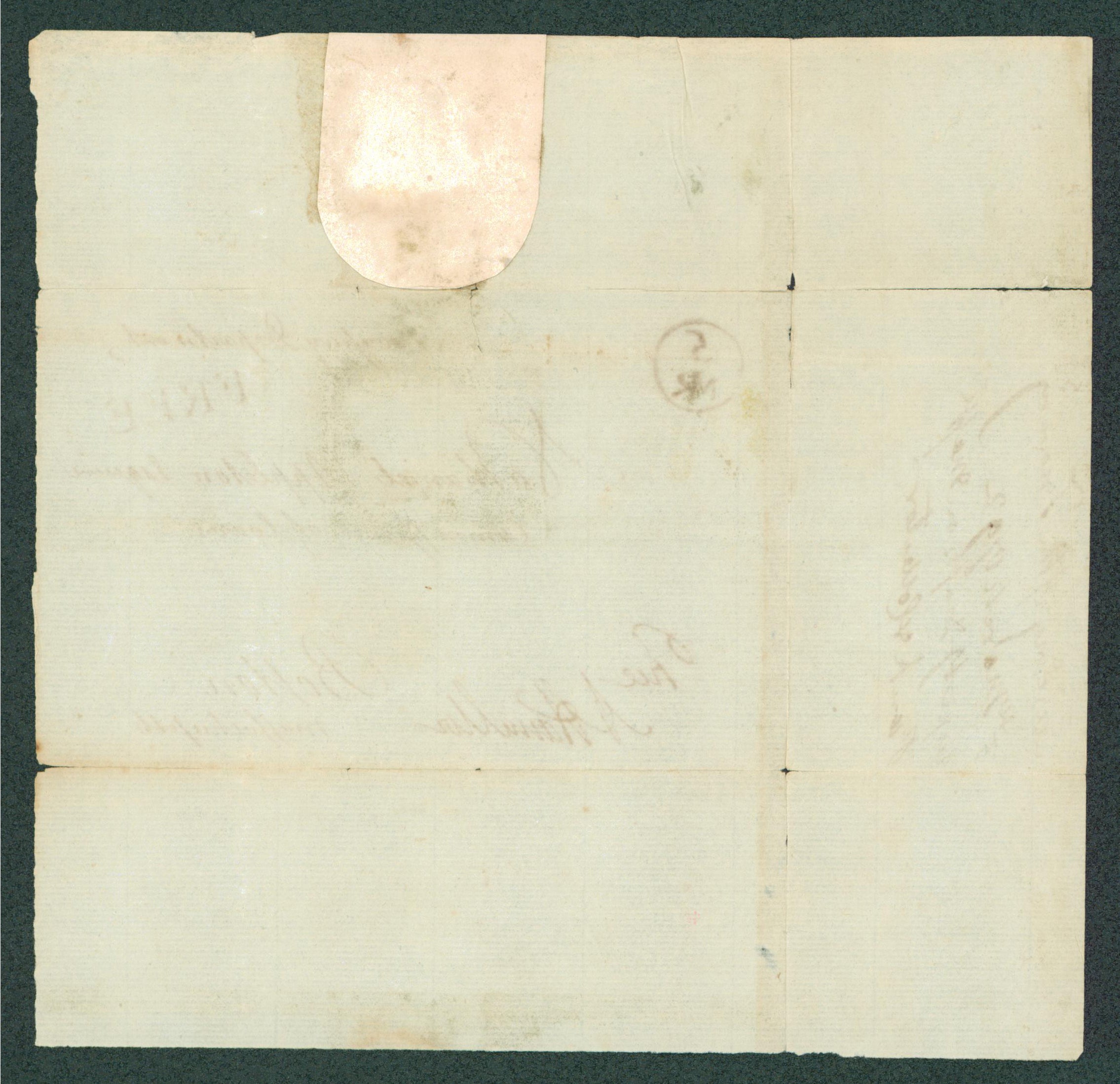 Alexander Hamilton Authentic Signed 3.5x5 Free Frank Envelope JSA #XX20479