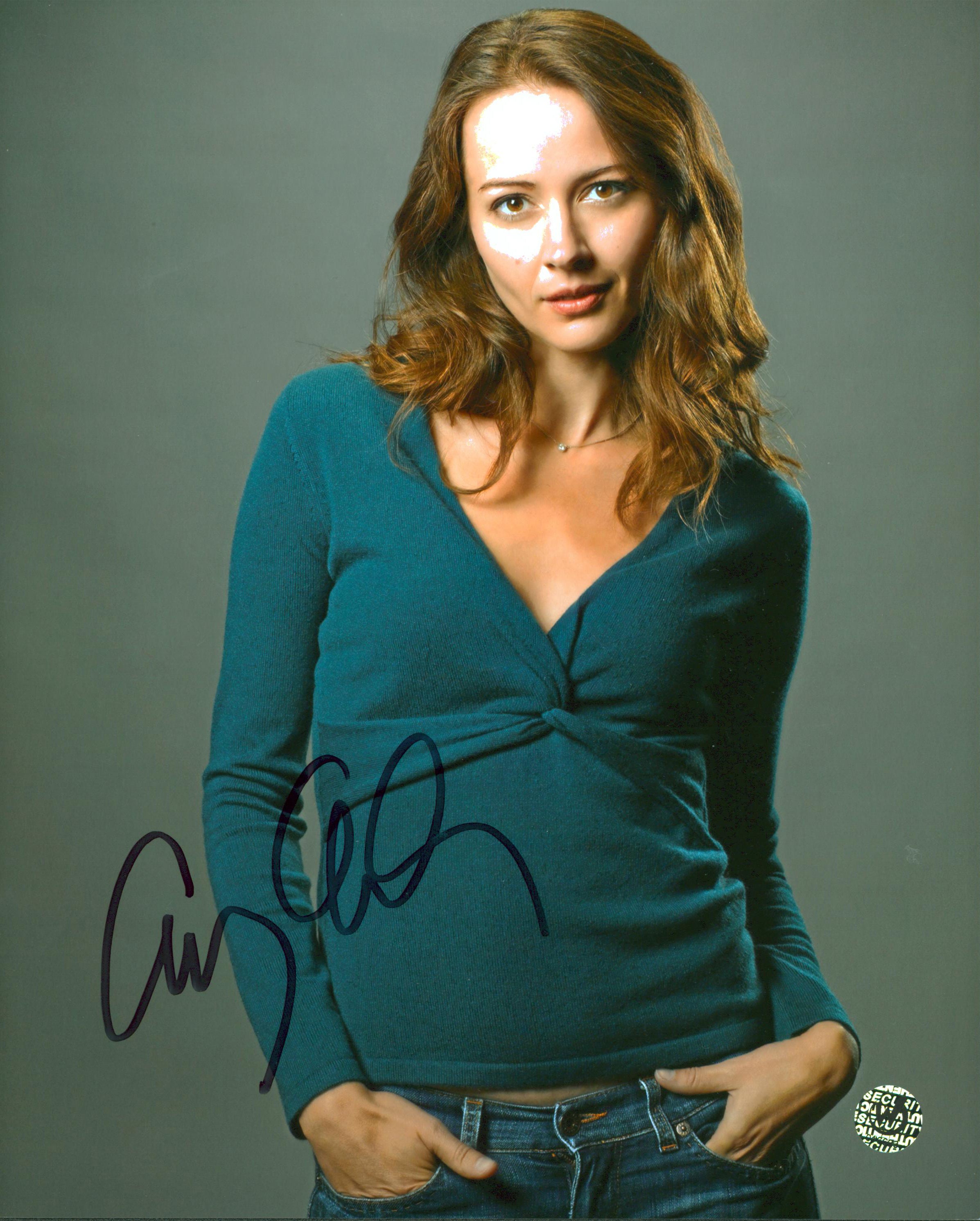 Amy Acker Suits Authentic Signed 8x10 Photo Autographed Wizard World
