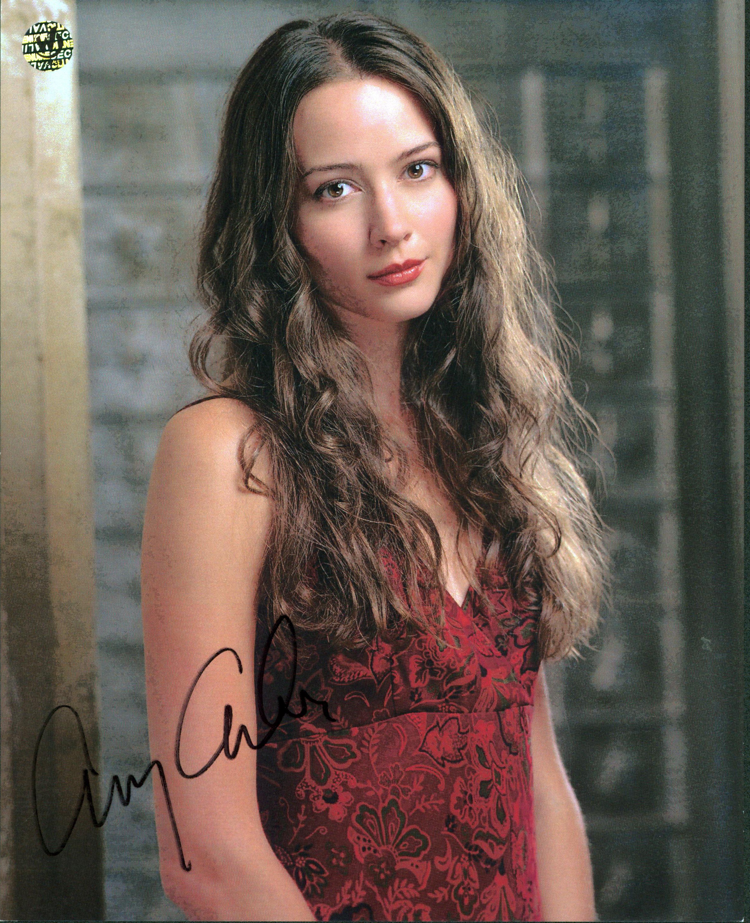Amy Acker Suits Authentic Signed 8x10 Photo Autographed Wizard World