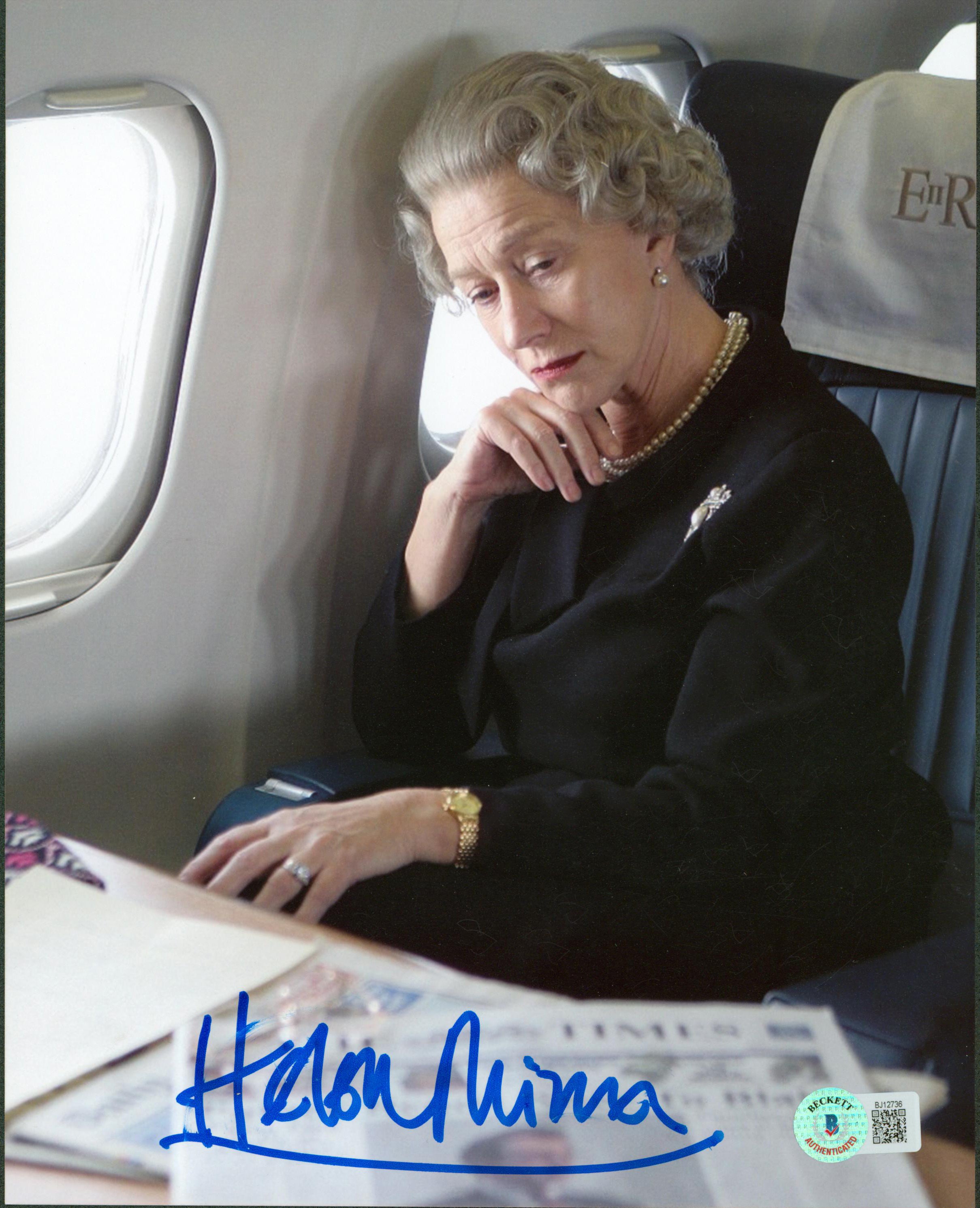 Helen Mirren The Crown Authentic Signed 8x10 Photo Autographed BAS #BJ12736
