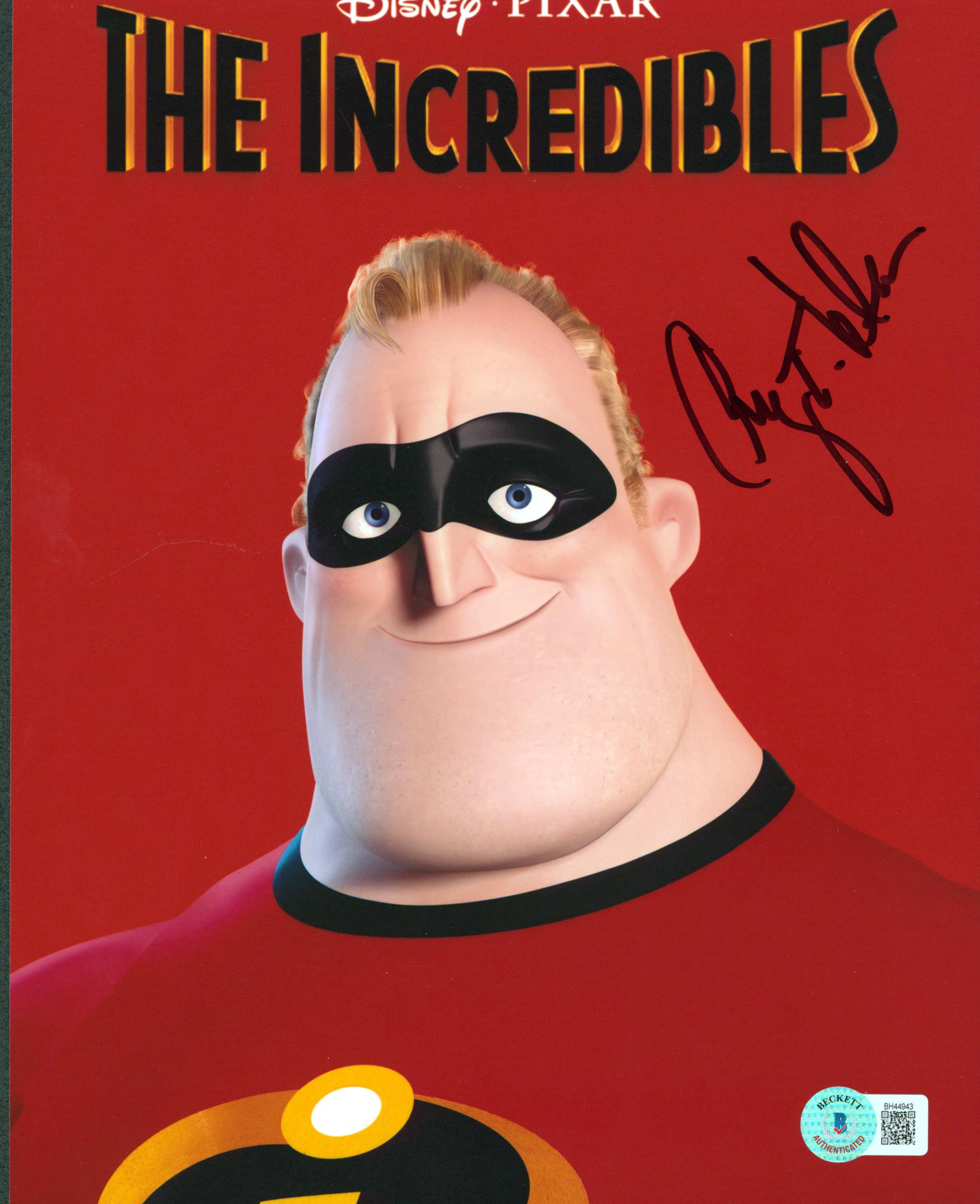 Craig T. Nelson The Incredibles Signed 8x10 Photo Autographed BAS #BH44943