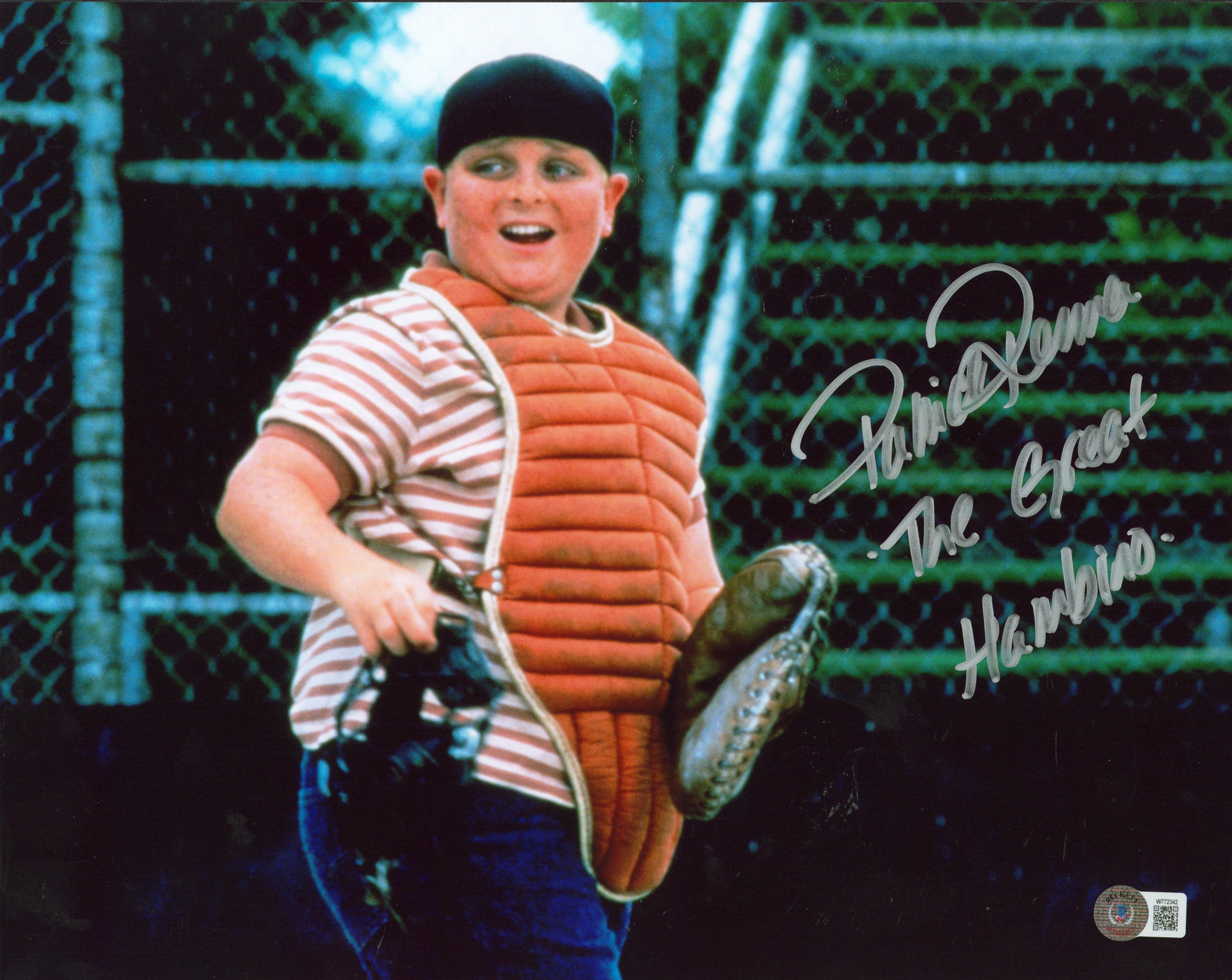 Patrick Renna Sandlot "The Great Hambino" Signed 11x14 Photo BAS Wit #W772342
