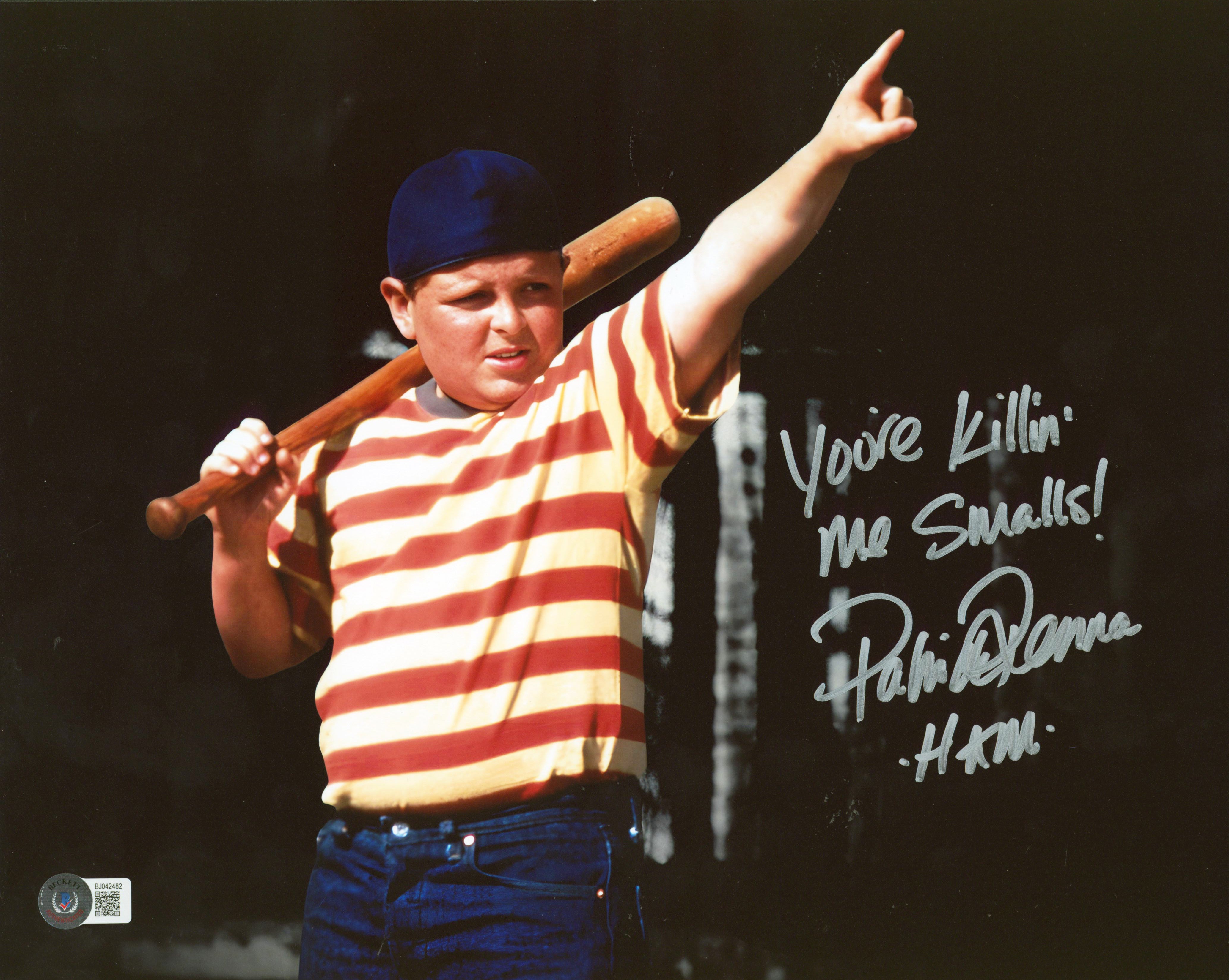 Patrick Renna The Sandlot "2x Insc" Authentic Signed 11x14 Horizontal Photo BAS