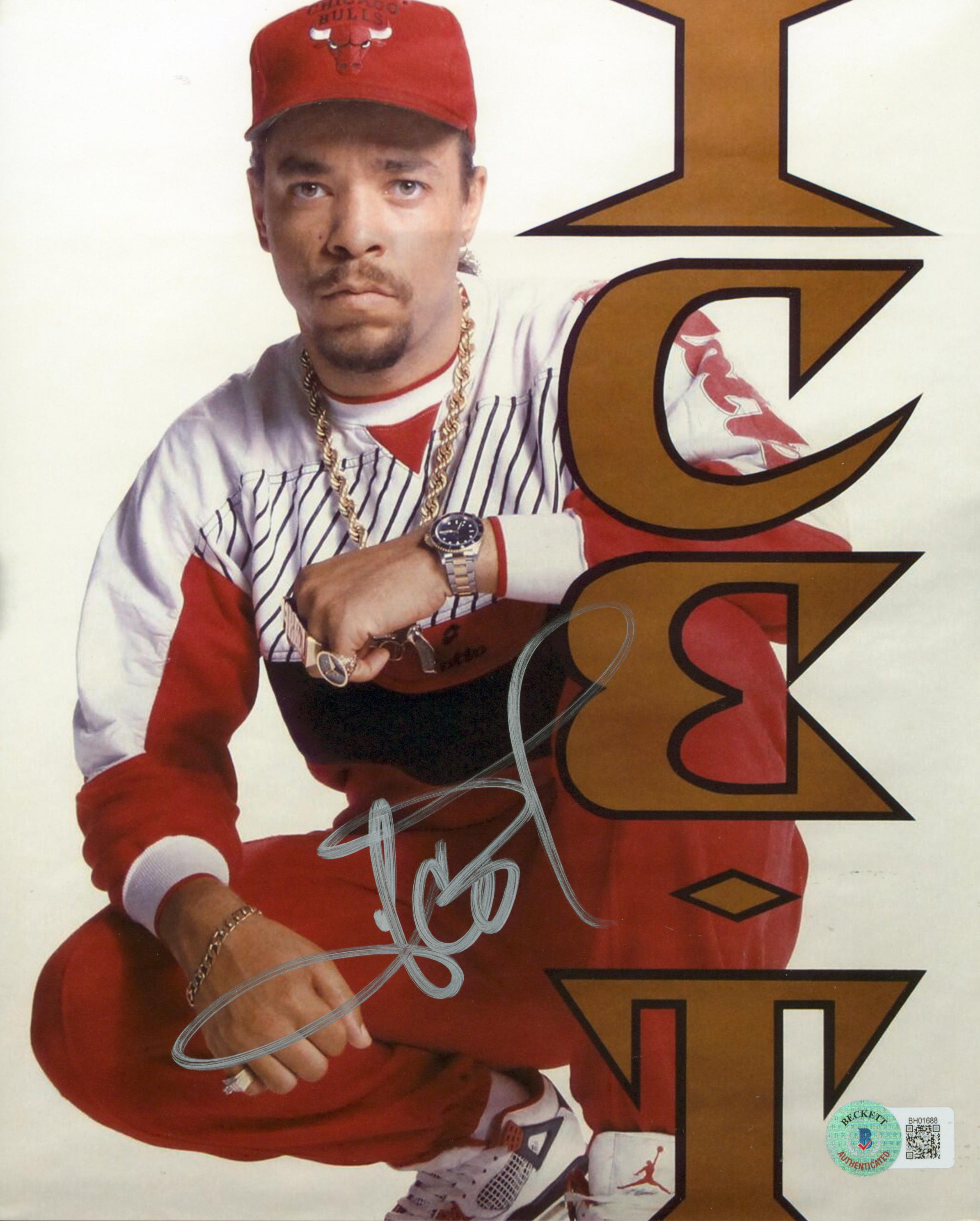 Ice-T Body Count Authentic Signed 8x10 Photo Autographed BAS #BH01688