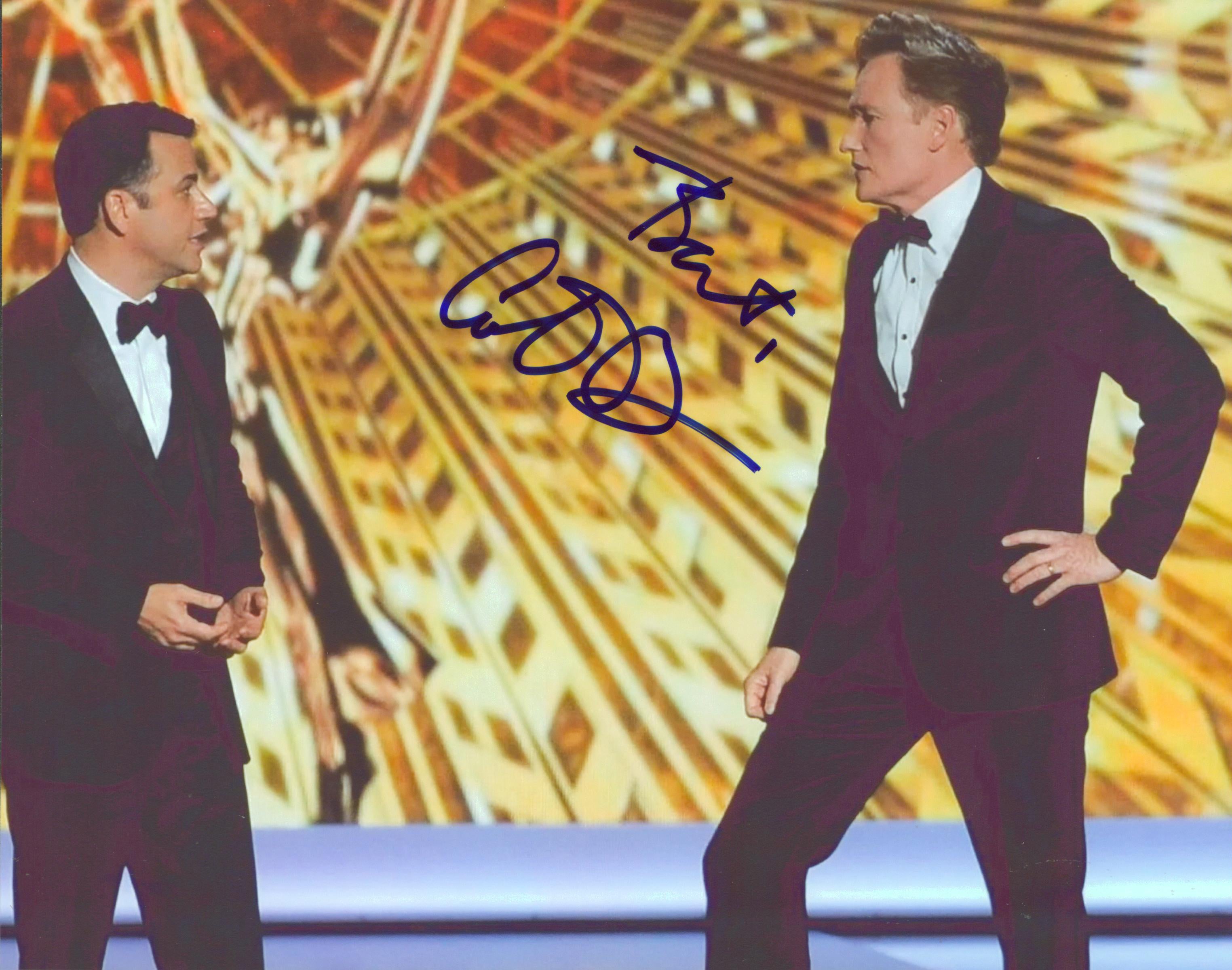 Conan O'Brien Late Night "Best" Authentic Signed 8x10 Photo BAS #BH01633