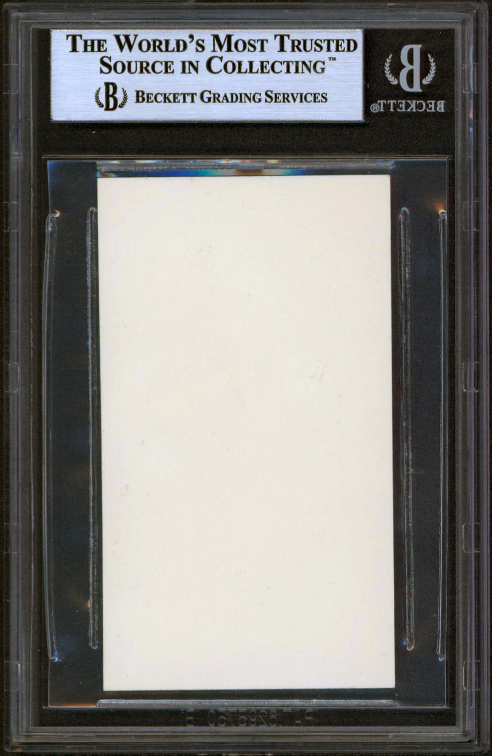 Richard Nixon Authentic Signed Business Card Autographed BAS Slabbed