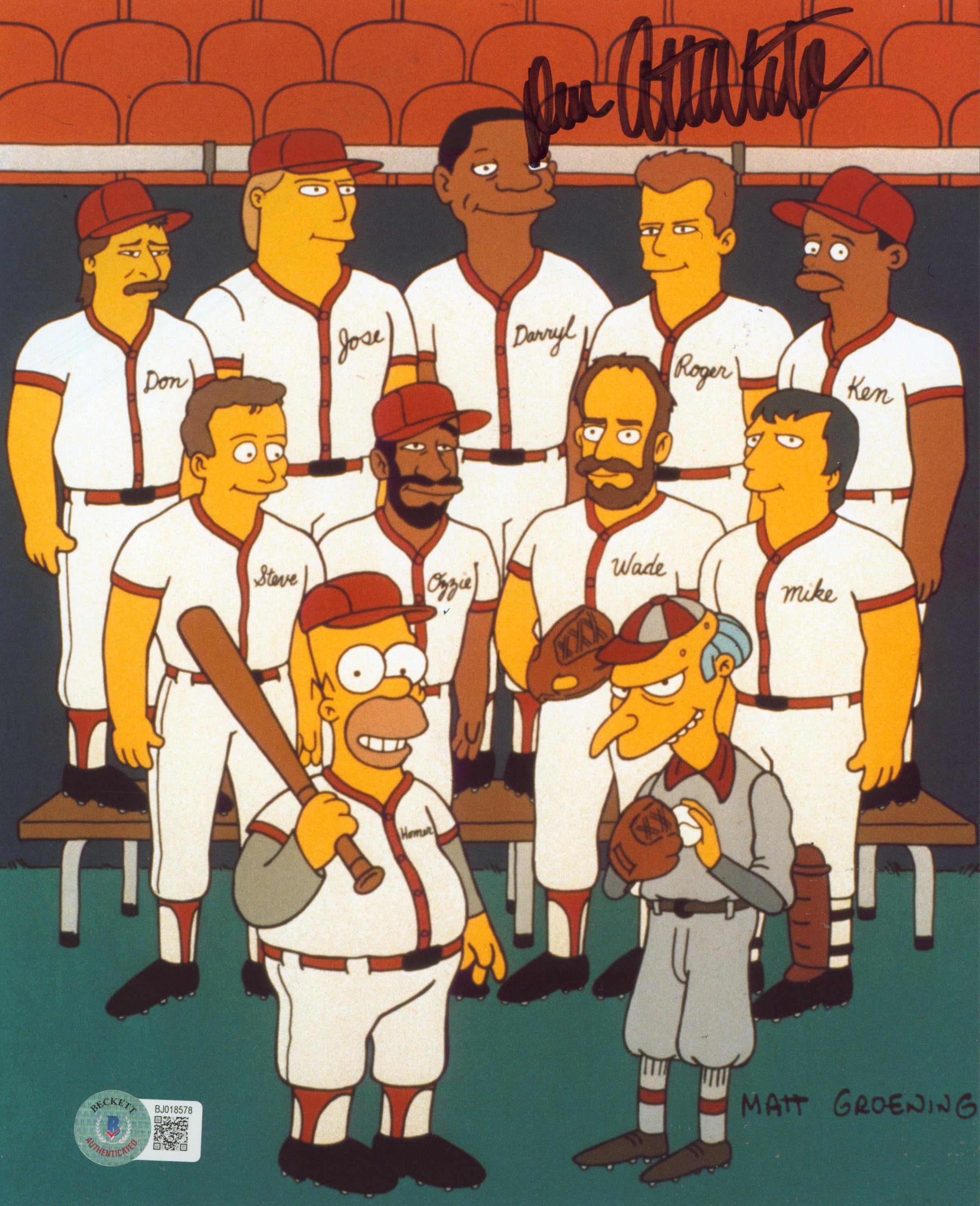 Dan Castellaneta The Simpsons Authentic Signed 8x10 Photo BAS #BJ018578