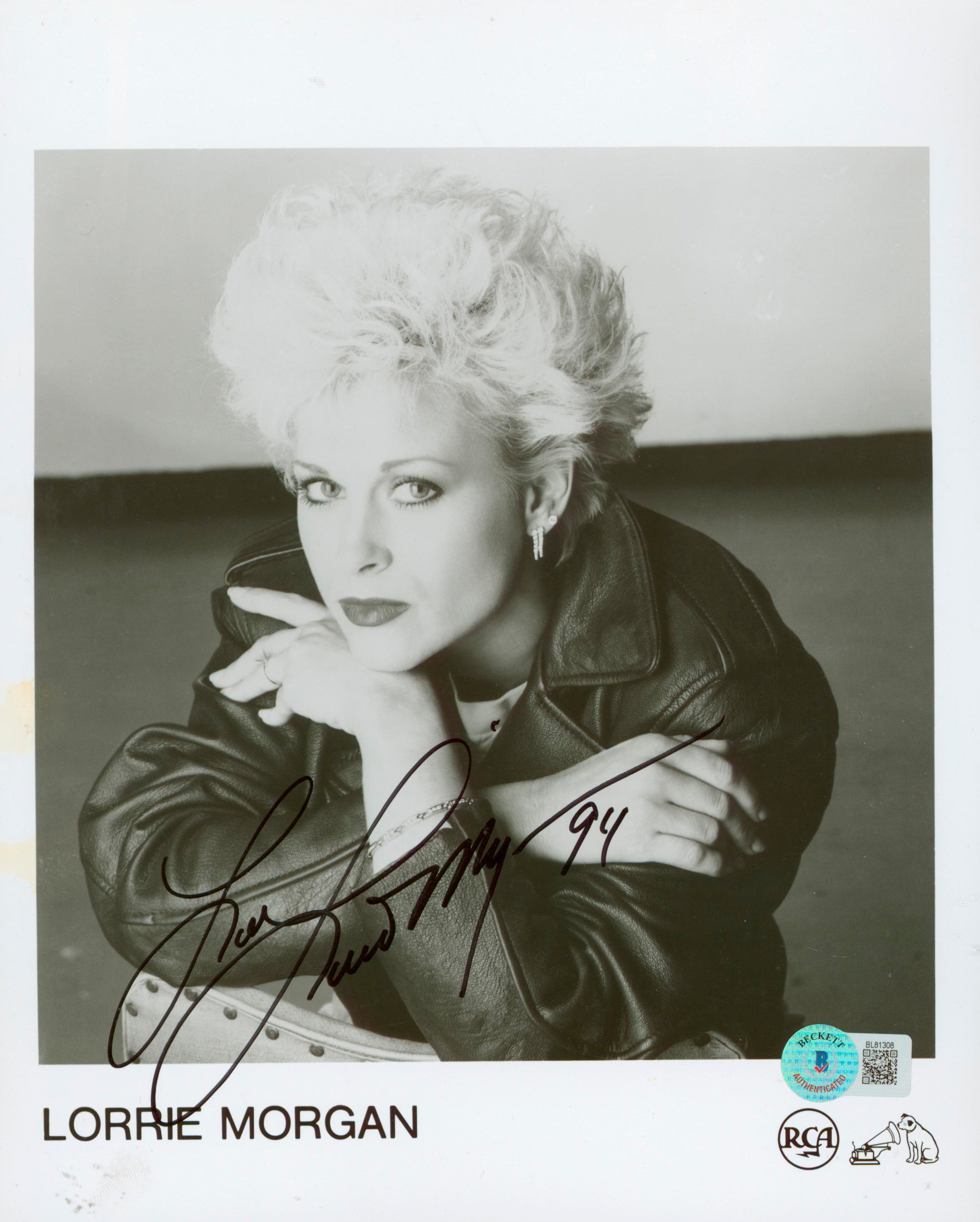 Lorrie Morgan Country Musician Authentic Signed 8x10 Photo BAS #BL81308