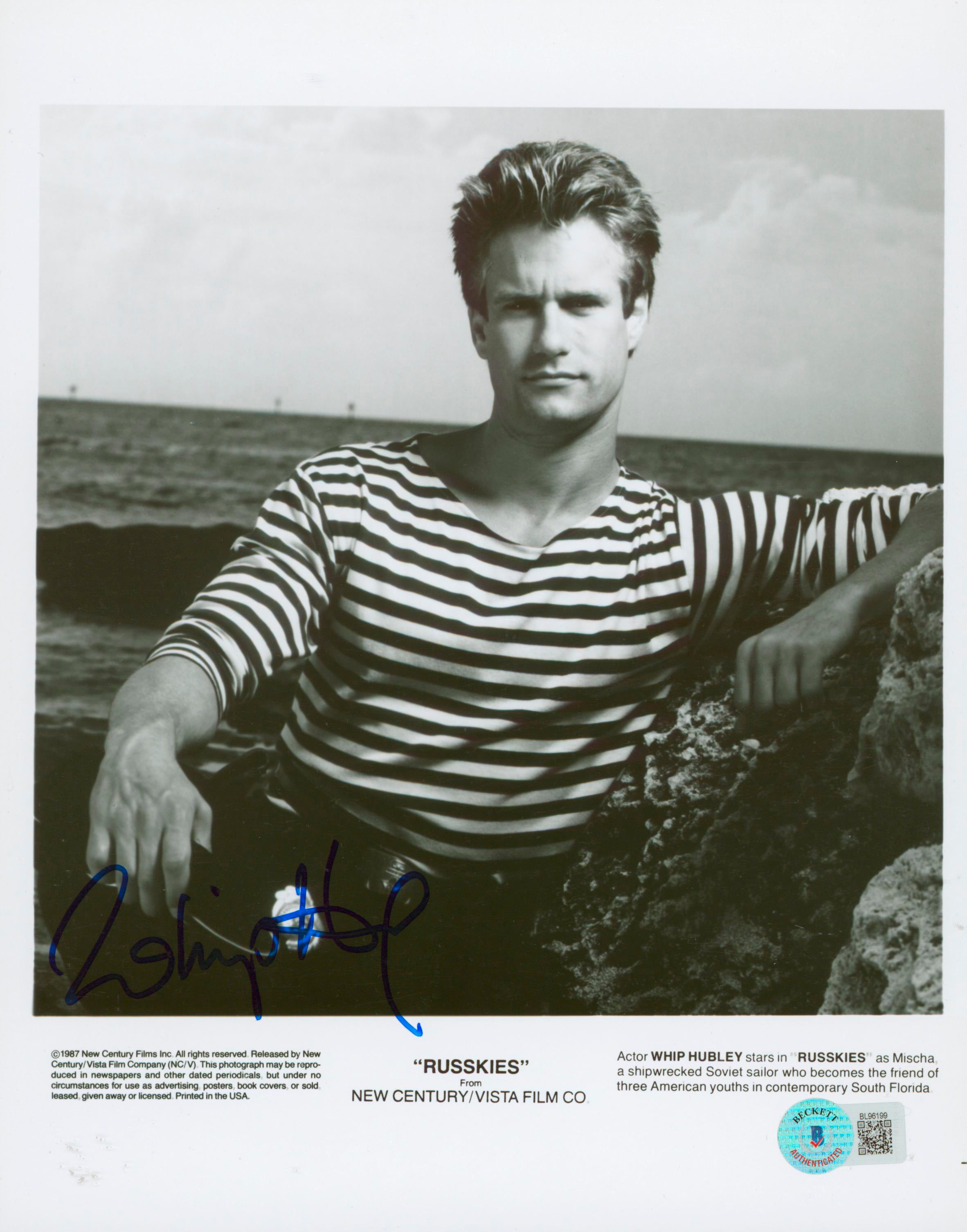 Whip Hubley Russkies Authentic Signed 8x10 Photo BAS #BL96199