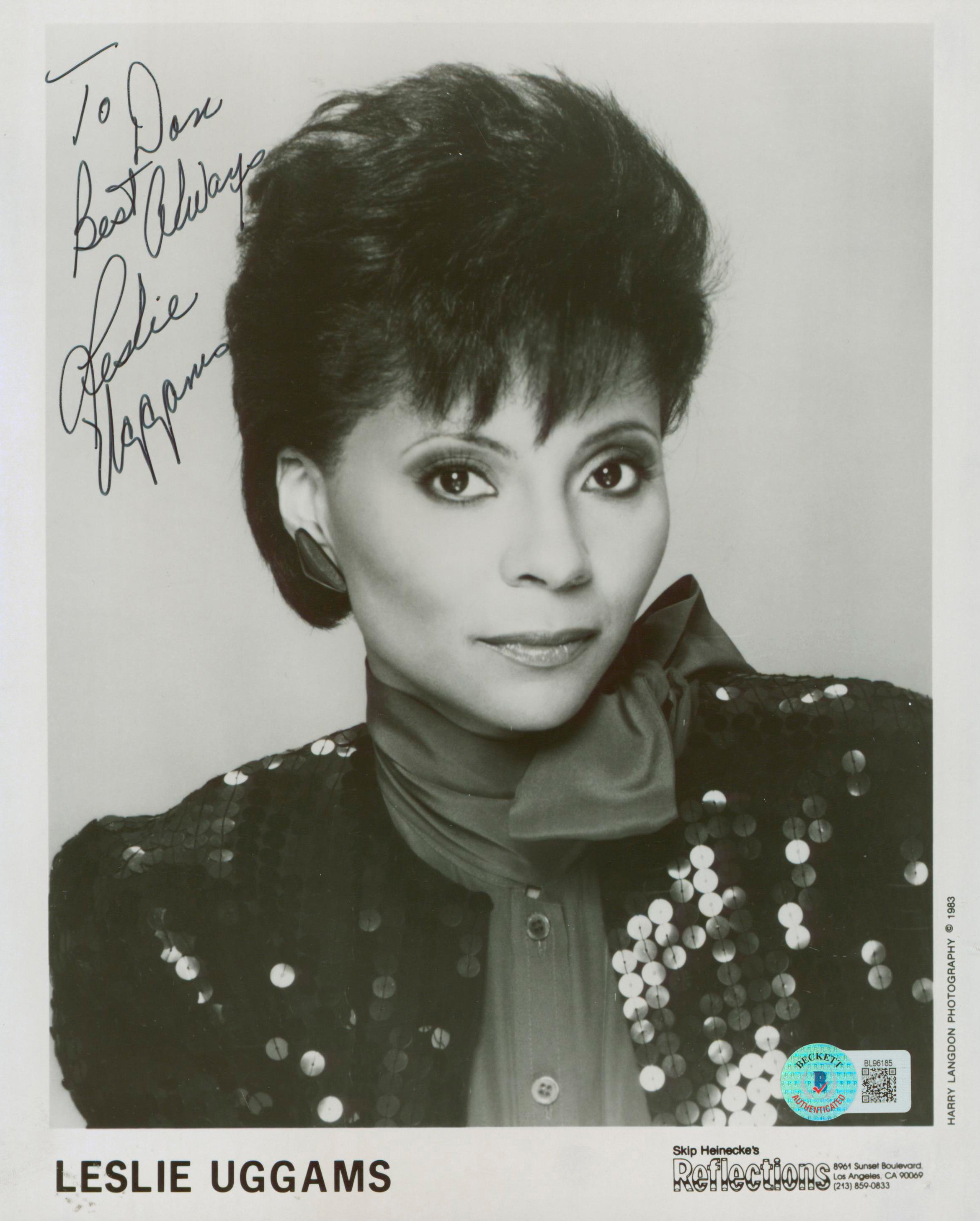 Leslie Uggams Deadpool "To Don, Best Always" Signed 8x10 Photo BAS #BL96185