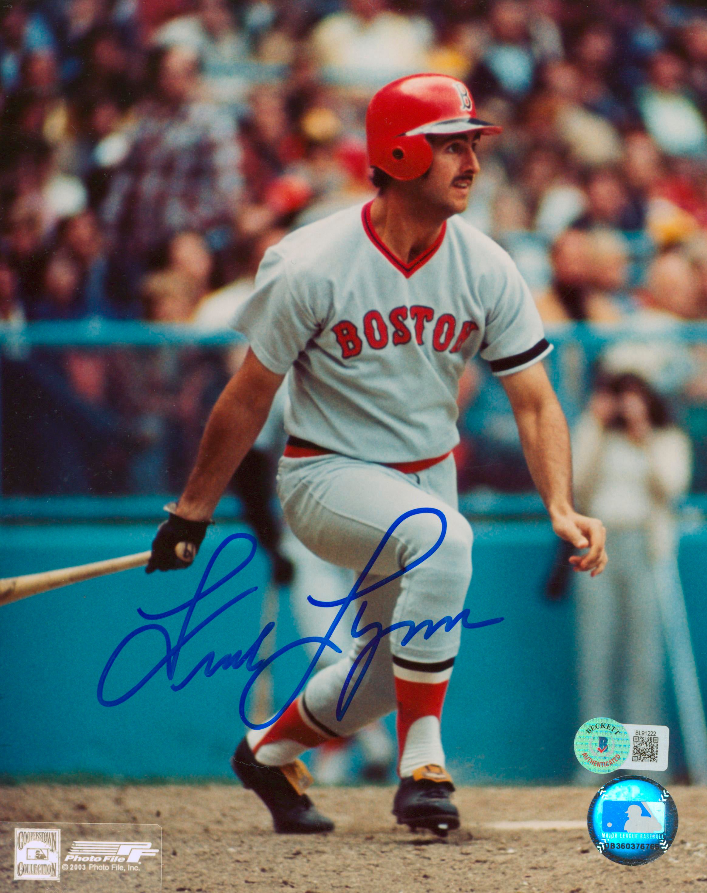 Red Sox Fred Lynn Authentic Signed 8x10 Photo Autographed BAS #BL91222