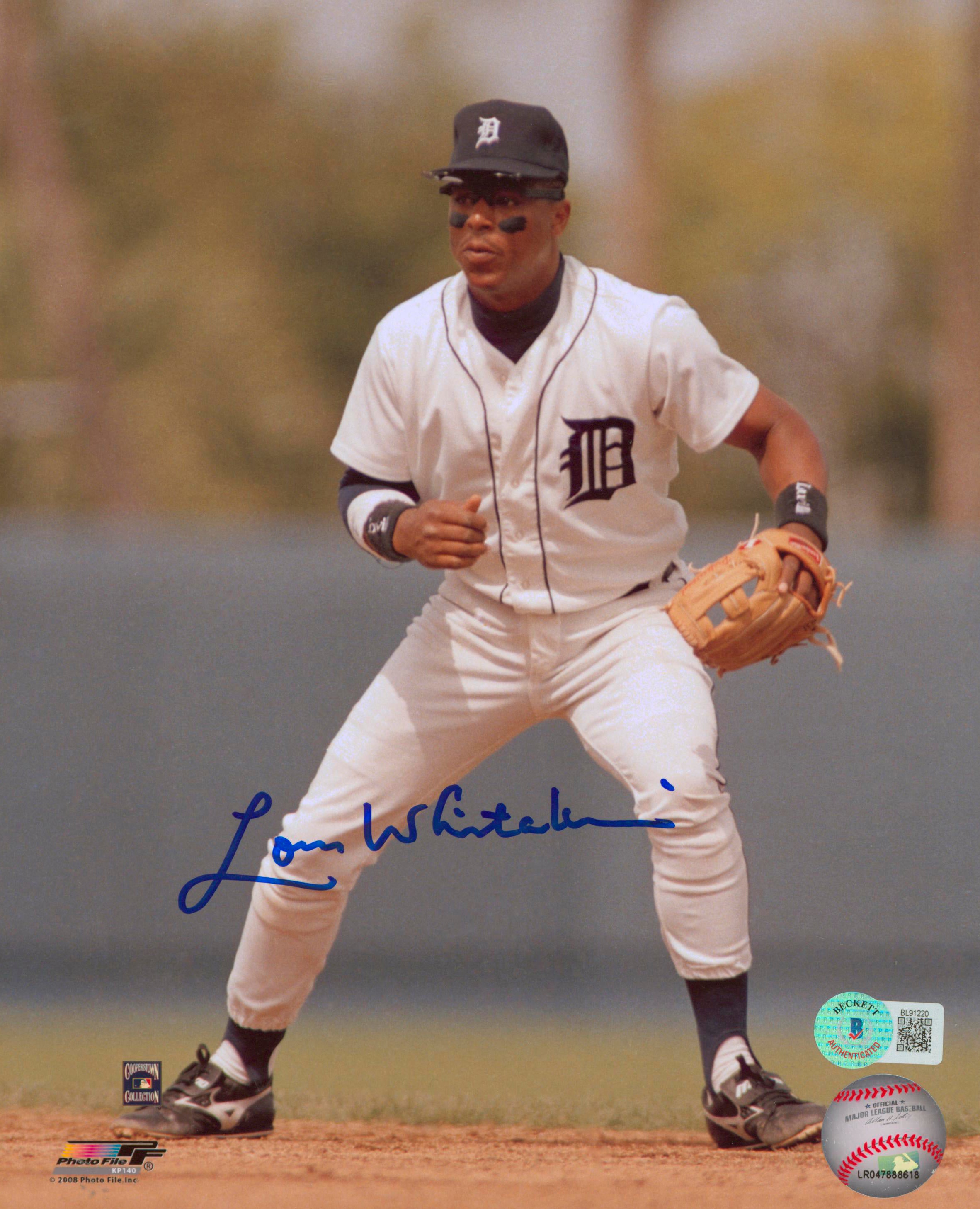 Tigers Lou Whitaker Authentic Signed 8x10 Photo Autographed BAS #BL91220