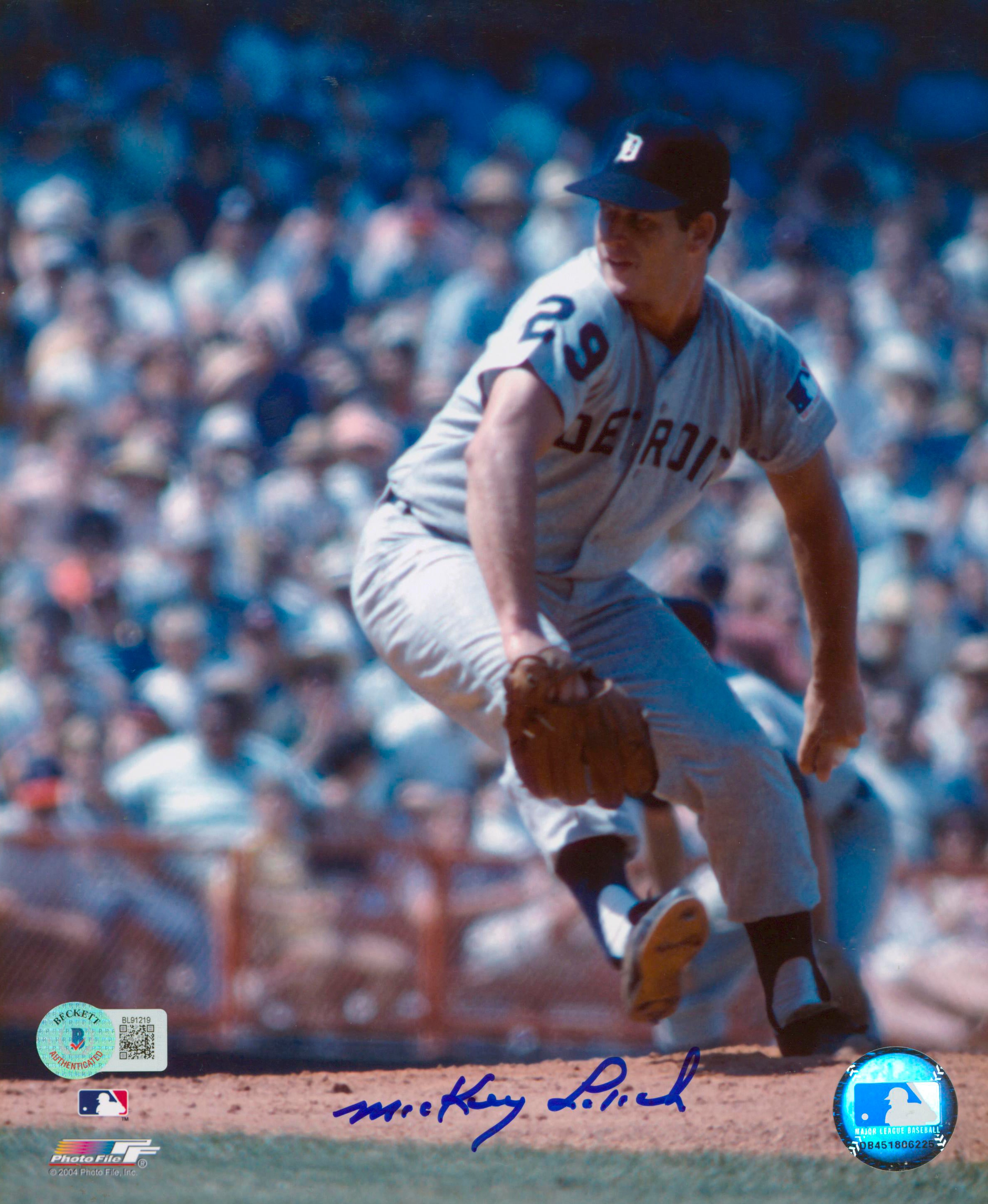 Tigers Mickey Lolich Authentic Signed 8x10 Photo Autographed BAS #BL91219