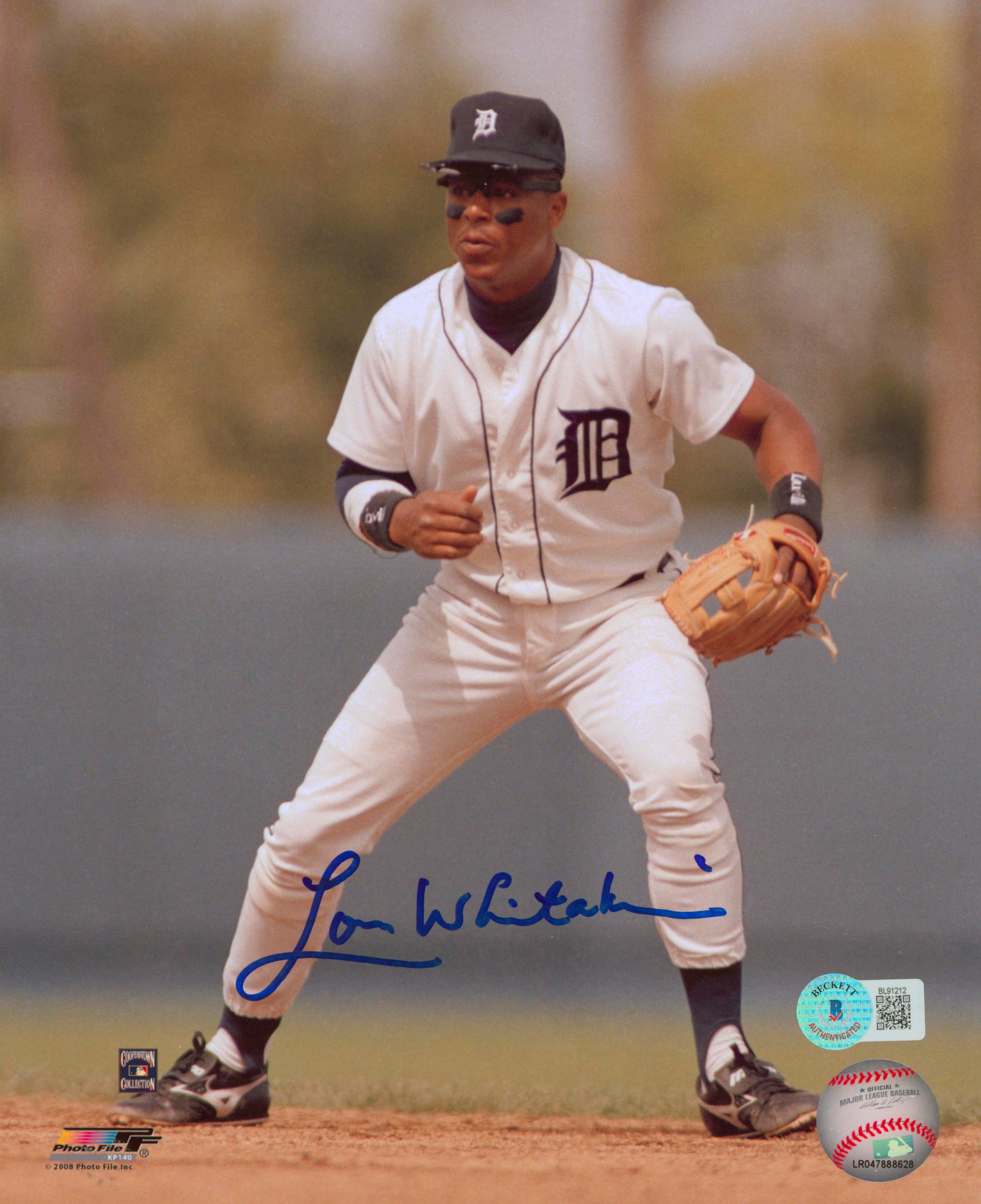 Tigers Lou Whitaker Authentic Signed 8x10 Photo Autographed BAS #BL91212