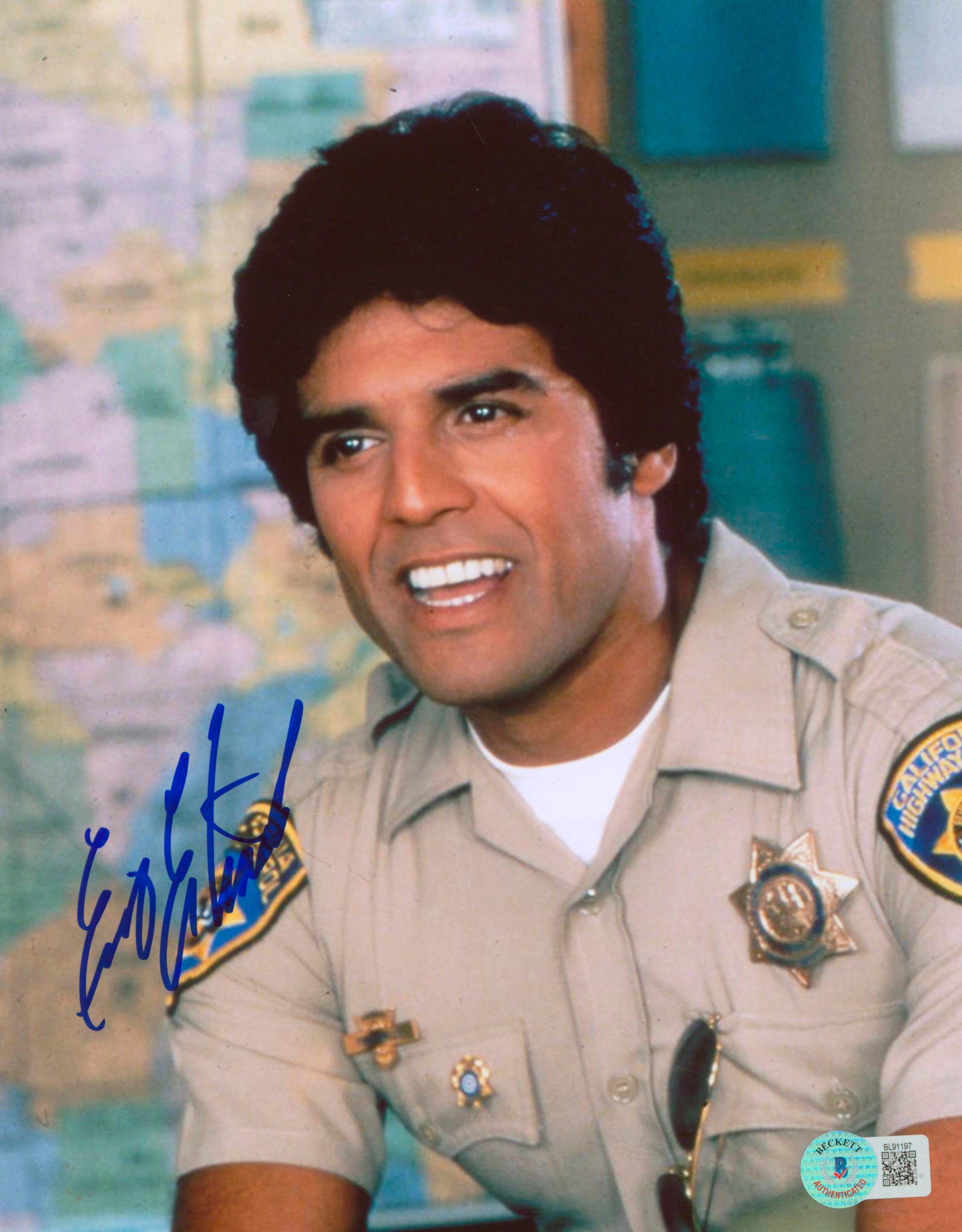 Erik Estrada CHiPS Authentic Signed 8x10 Photo Autographed BAS #BL91197