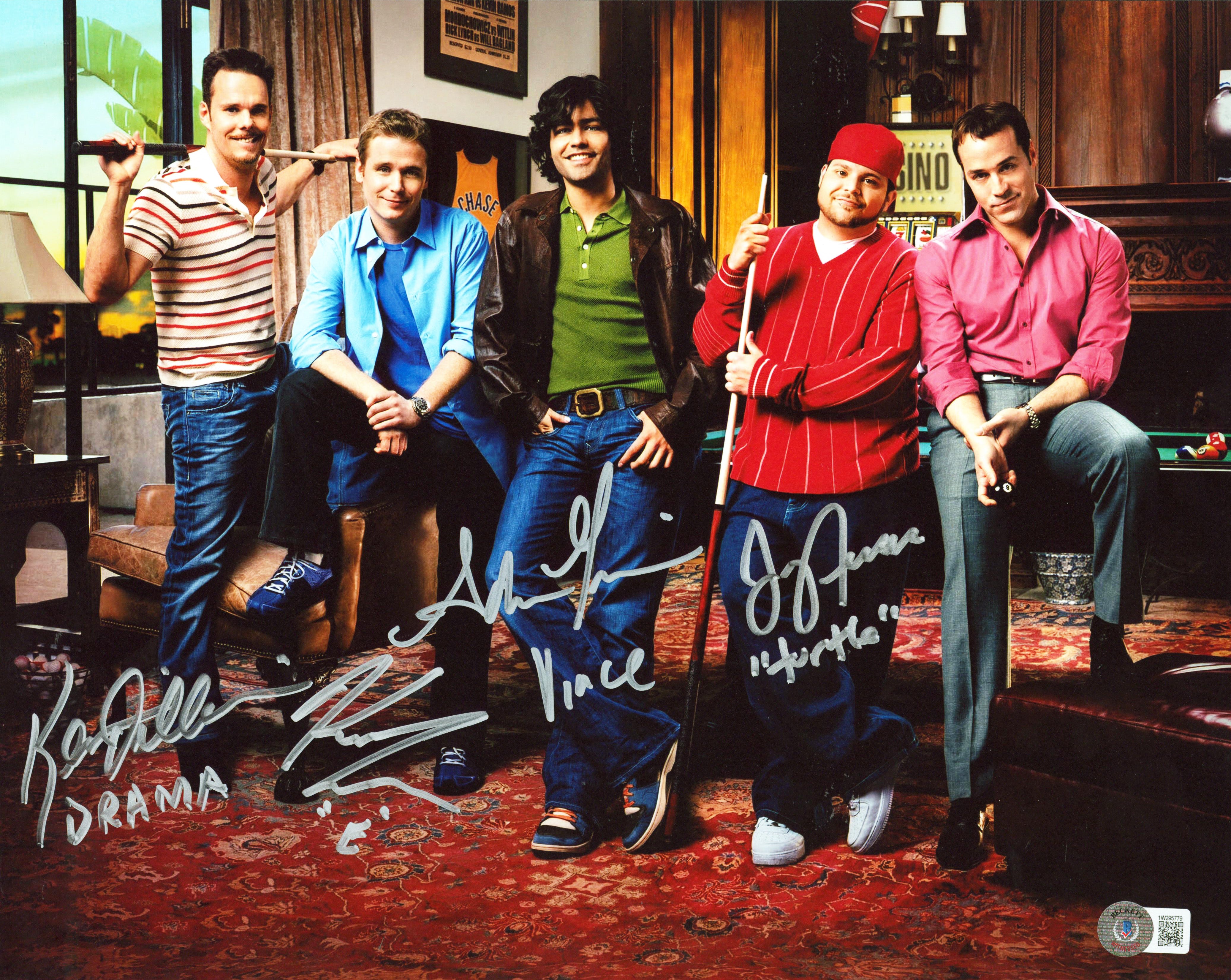 Entourage (4) Grenier, Connolly, Ferrara & Dillon Signed 11x14 Photo BAS Wit 2 HOLIDAY DOORBUSTER