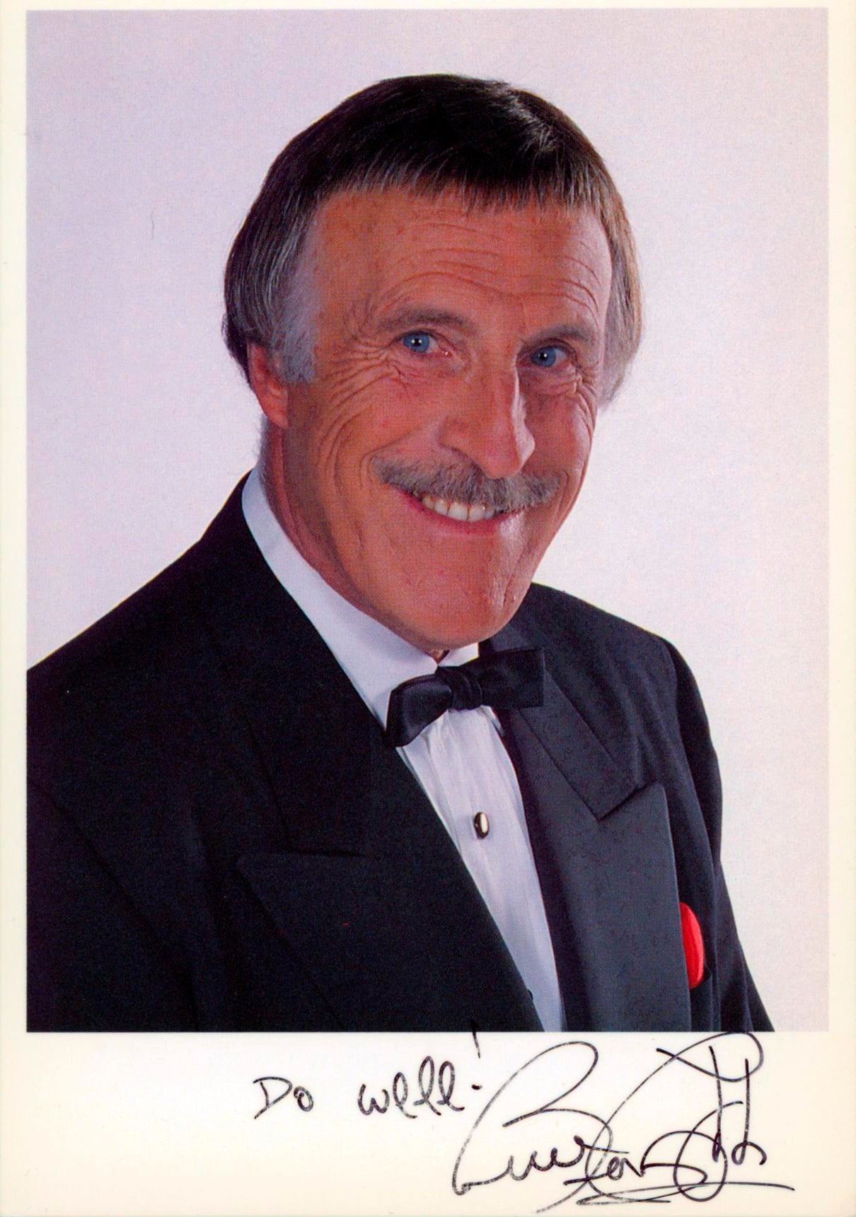 Bruce Forsyth The Generation Game "Do well!" Signed 4x6 Photo BAS #BM38101
