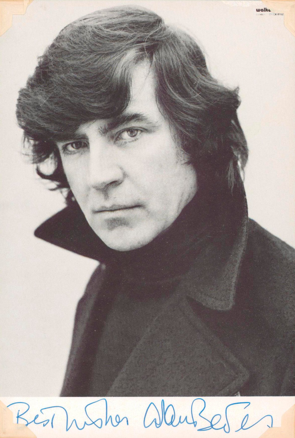 Alan Bates Gosford Park "Best Wishes" Signed 4x6 Photo Autographed BAS #BM38116