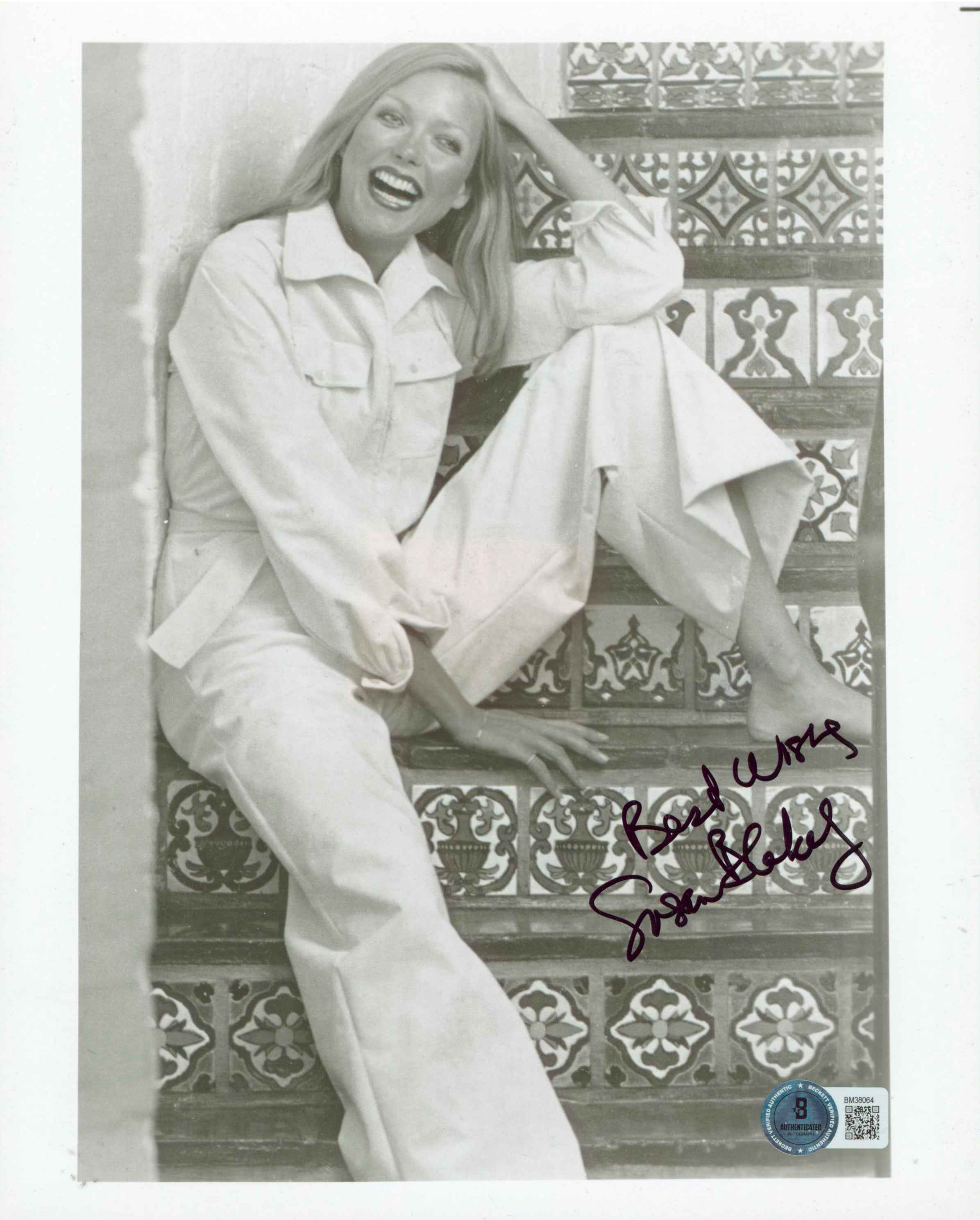 Susan Blakely Rich Man Poor Man "Best Wishes" Signed 8x10 Photo BAS #BM38064