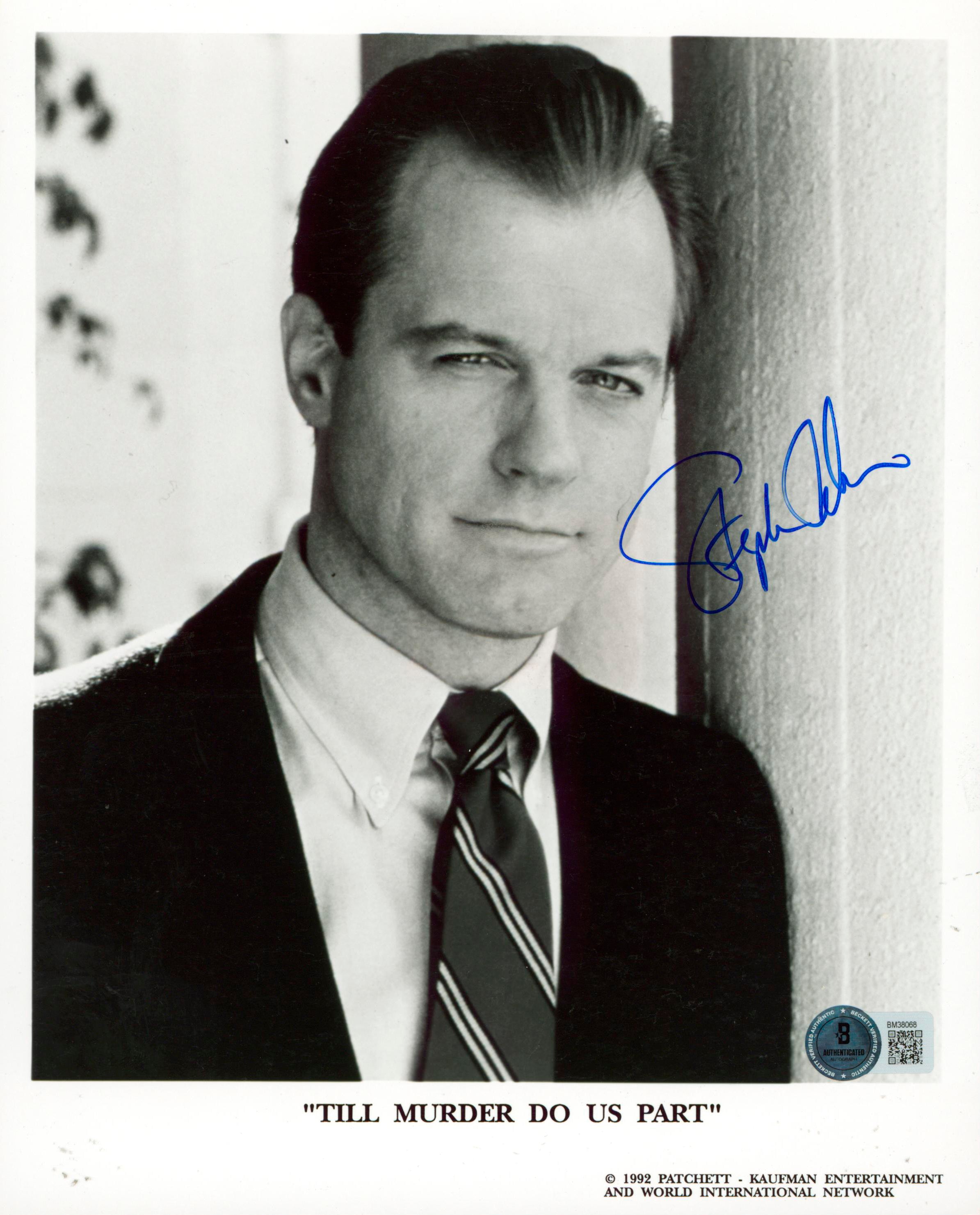 Stephen Collins Till Murder Do Us Part Authentic Signed 8x10 Photo BAS #BM38068