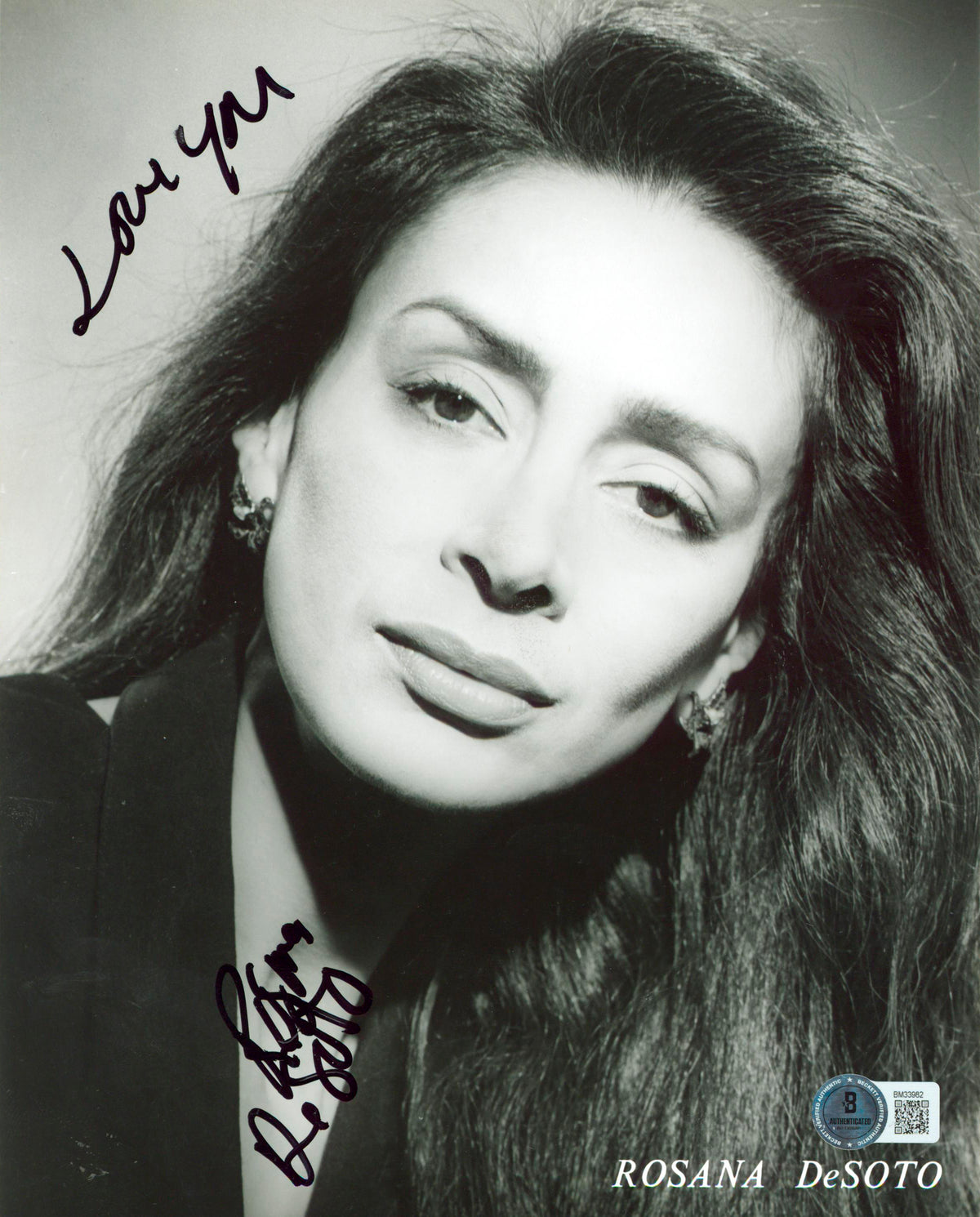 Rosanna DeSoto Star Trek IV Authentic Signed 8x10 Photo Autographed BAS #BM33982
